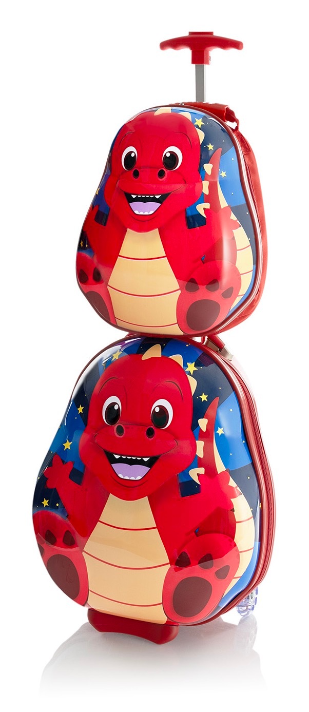 Heys Kinderkoffer »Travel Tots, 46 cm«, (Set, 2 St.), 2 Rollen, Heys x Joachim Llambi Kindertrolley Handgepäck-Koffer