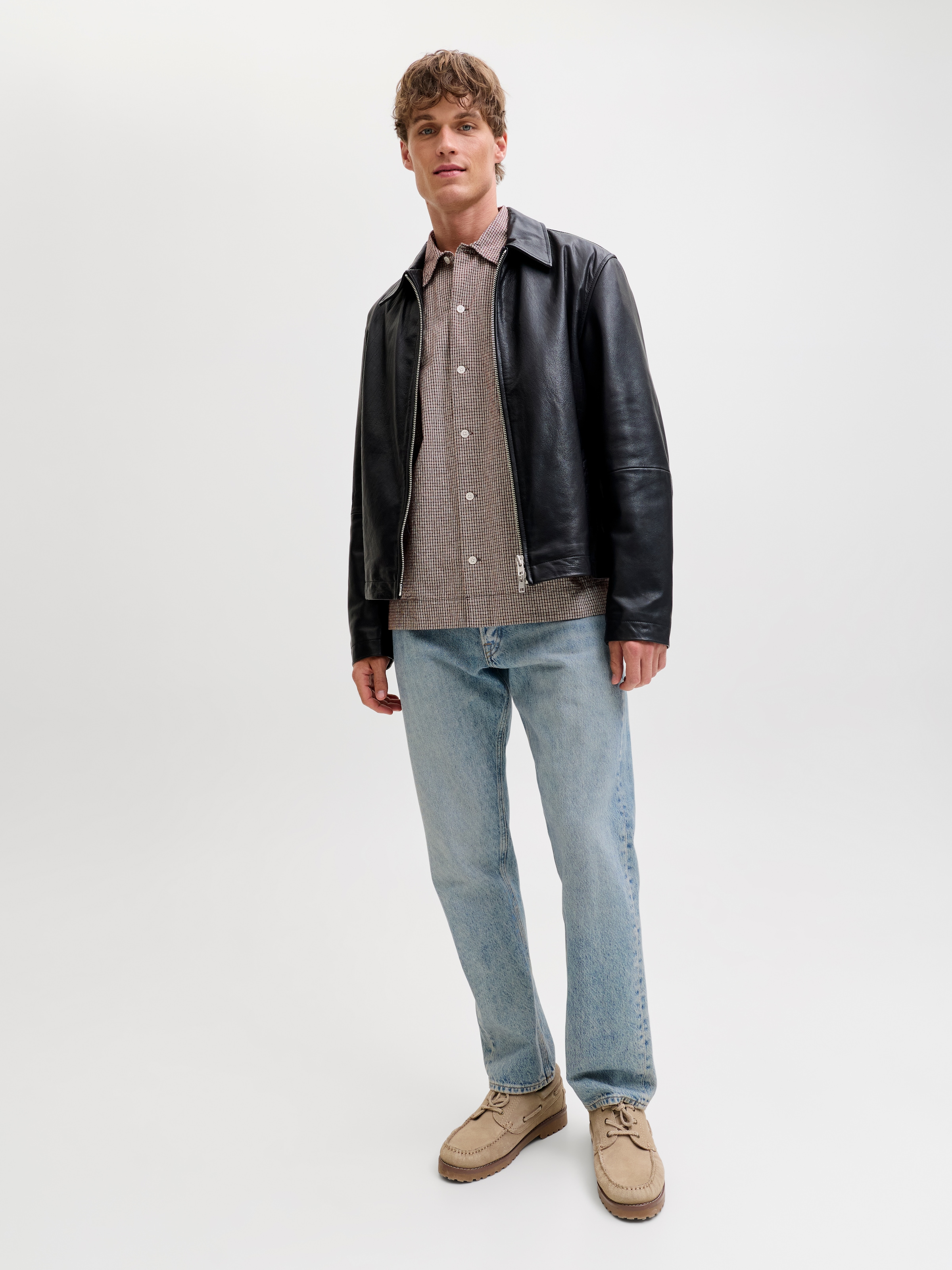 Jack & Jones Loose-fit-Jeans »JJICHRIS JJORIGINAL SBD 921 SN« mit Gürtelschlaufen