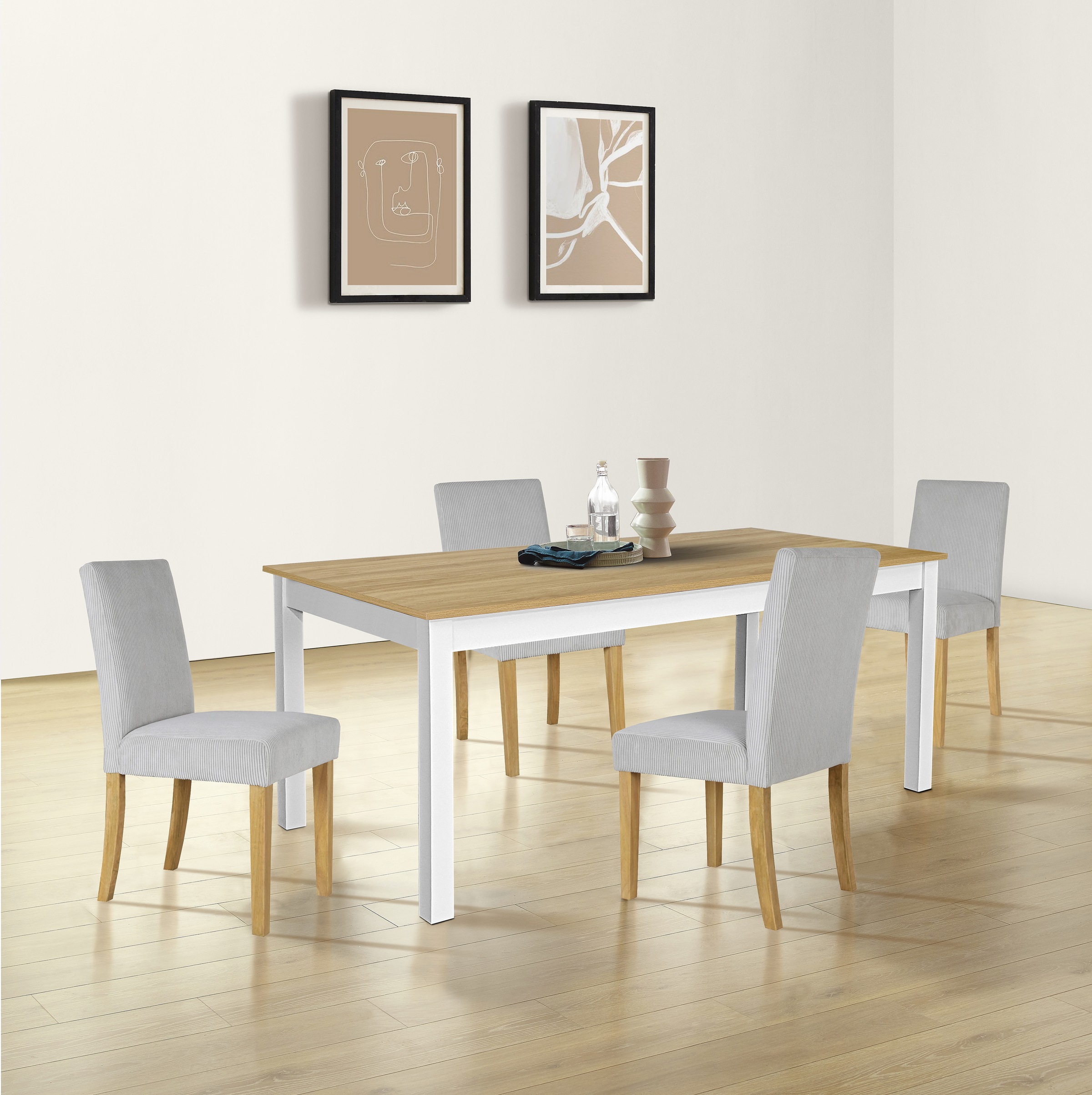 Home affaire Esszimmerstuhl »Winikon, TOPSELLER!«, (Set), 2 St., Cord, Mass günstig online kaufen