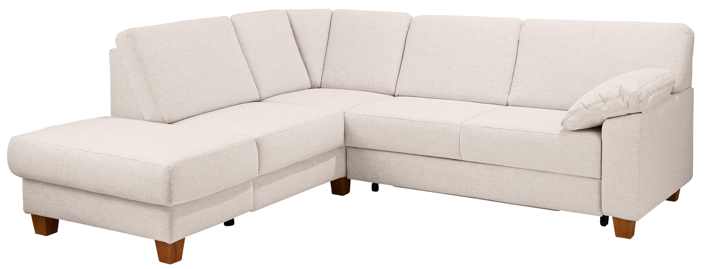 Home affaire Ecksofa »Belfort L-Form«, mit Federkern, wahlweise mit Bettfunktion und Stauraum