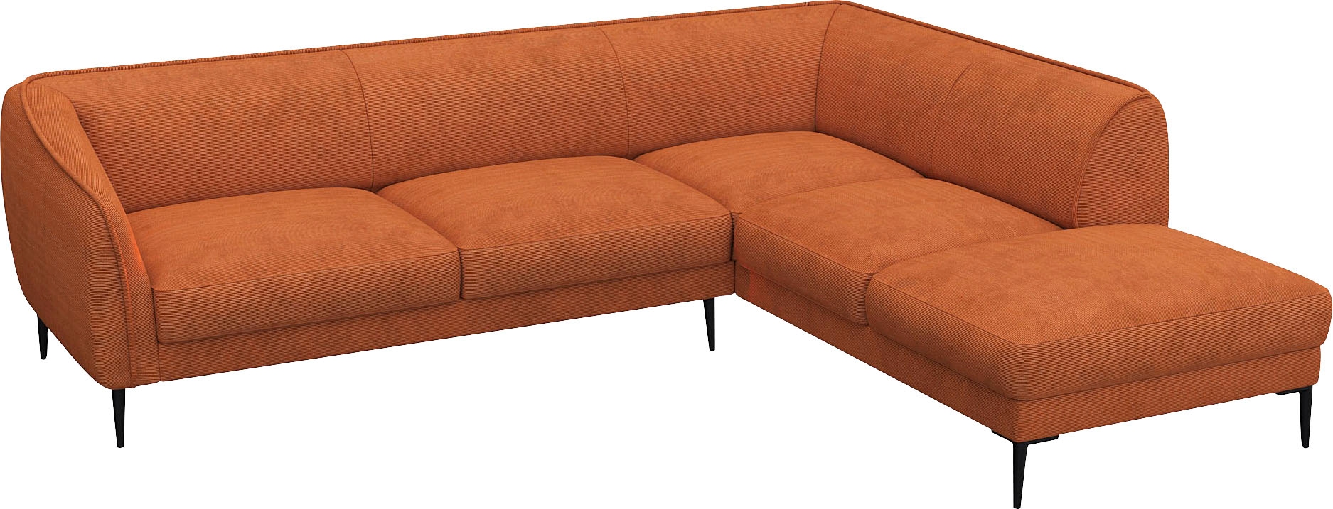 FLEXLUX Ecksofa »Belle Designsofa, L-Form, B/T 268/209 cm«, Skandinavisches günstig online kaufen