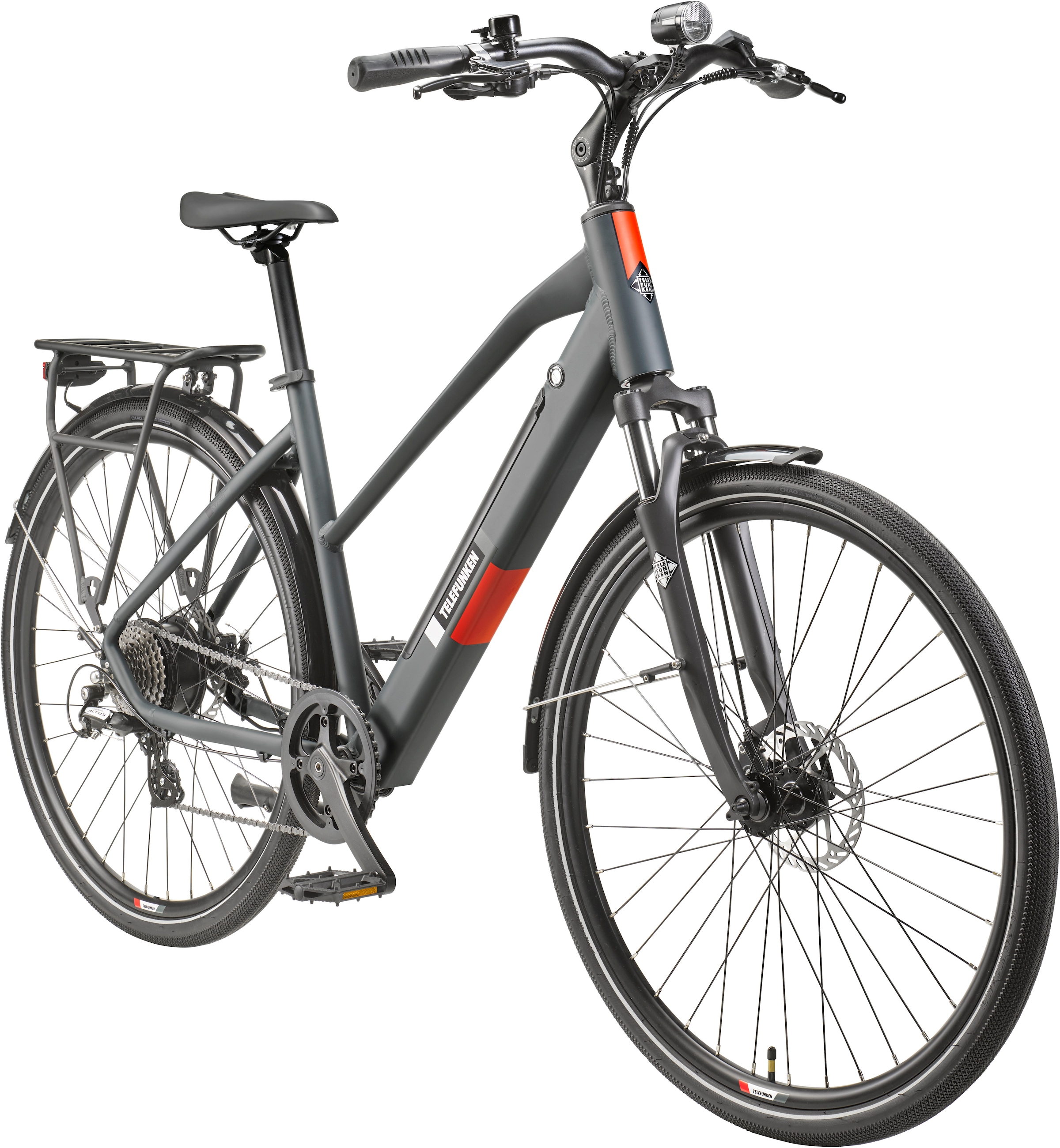 Telefunken E-Bike »E-Trekking Expedition XT490 Damen«, 8 Gang, Shimano, Altus, Heckmotor 250 W, Pedelec, Elektrofahrrad, Damen, innerhalb StVZO, 28 Zoll