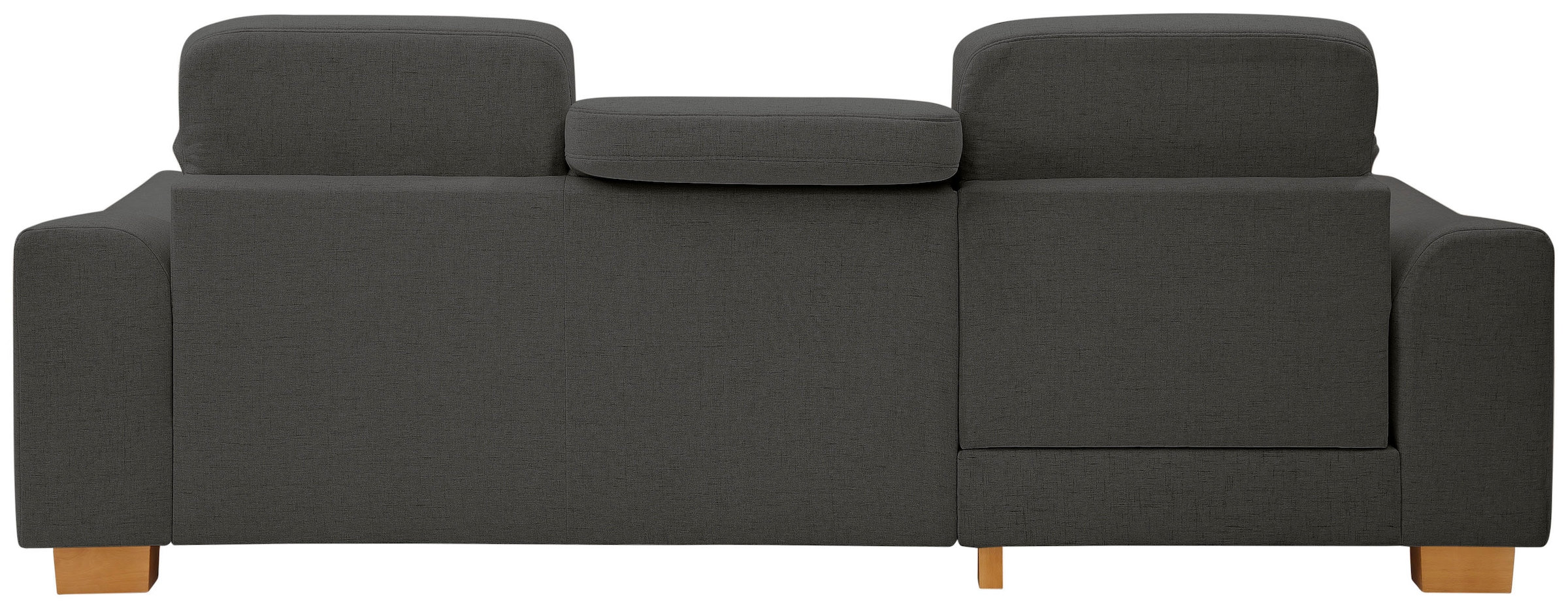Home affaire Ecksofa »Dundee L-Form«, wahlweise mit Kopfteilverstellung und zusätzlich mit Bettfunktion