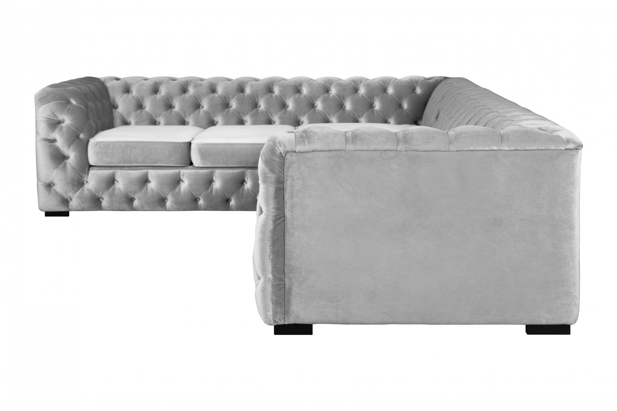 Guido Maria Kretschmer Home&Living Chesterfield-Sofa »KALINA L-Form«, hochwertig Chesterfield-Ausführung