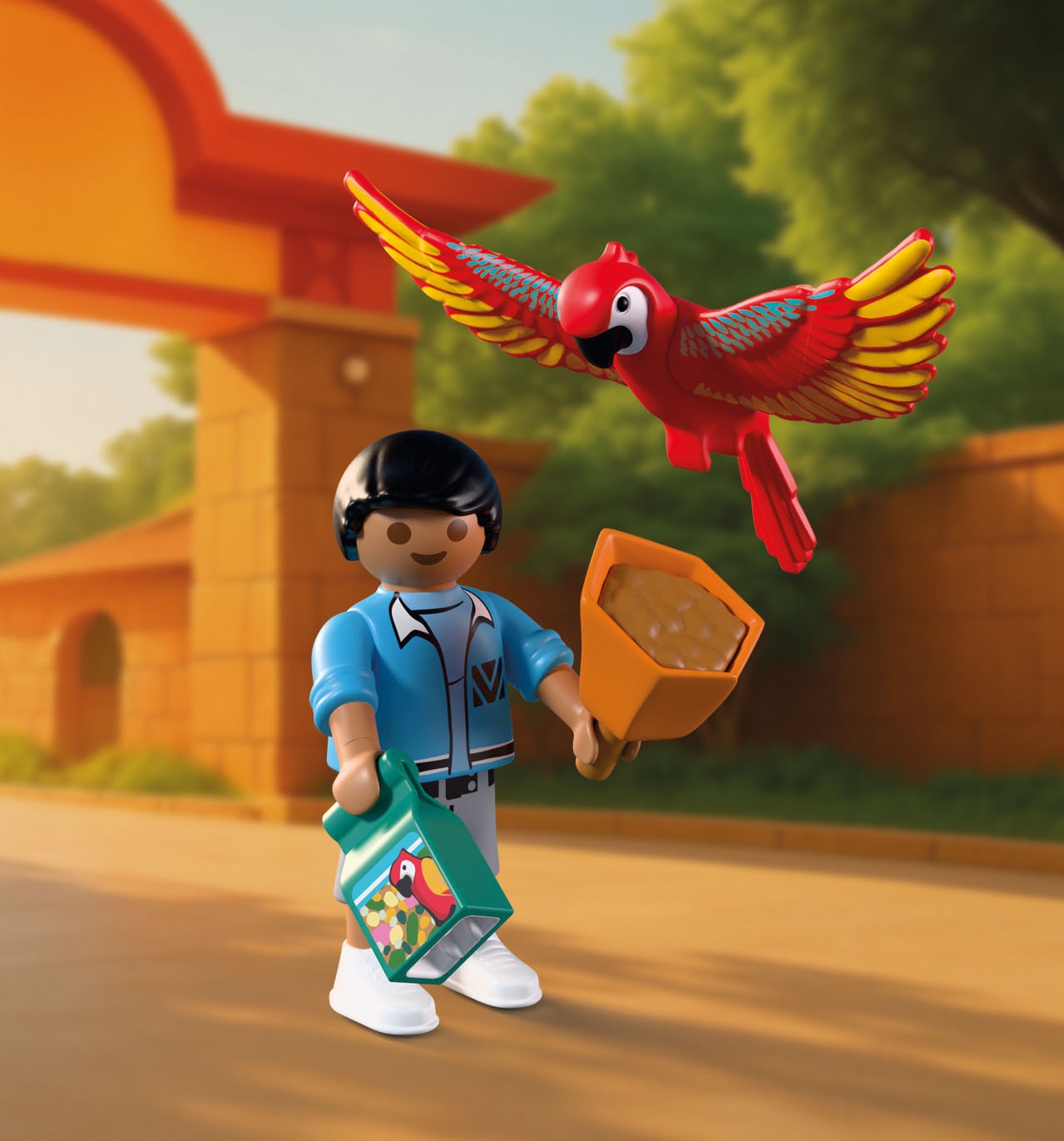 Playmobil® Konstruktions-Spielset »Zoo: Maskottchen (72074), Animals & Friends«