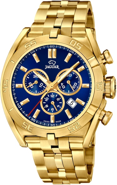 Jaguar Chronograph »Executive« Armbanduhr, Quarzuhr, Herrenuhr, Saphirglas, Stoppfunktion, Swiss Made