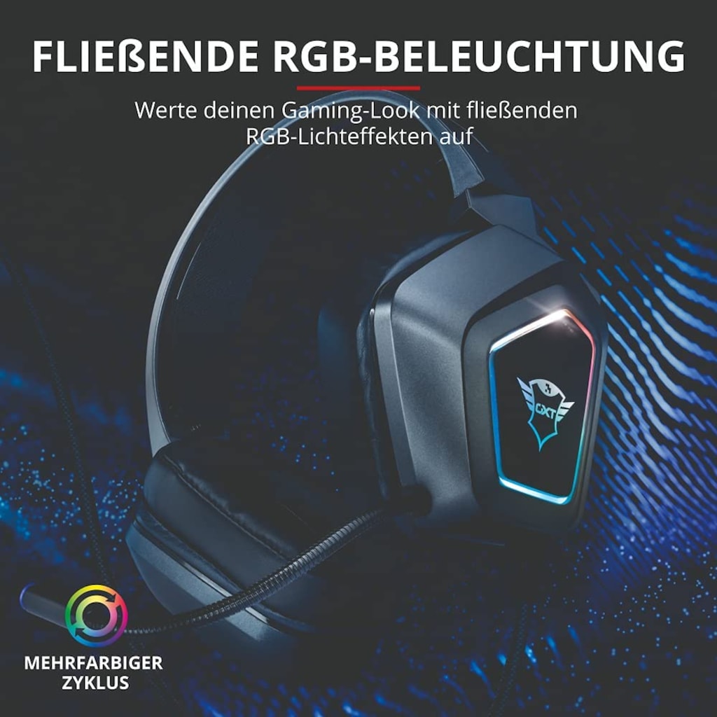 Trust Gaming-Headset »GXT450 BLIZZ 7.1 RGB HEADSET«