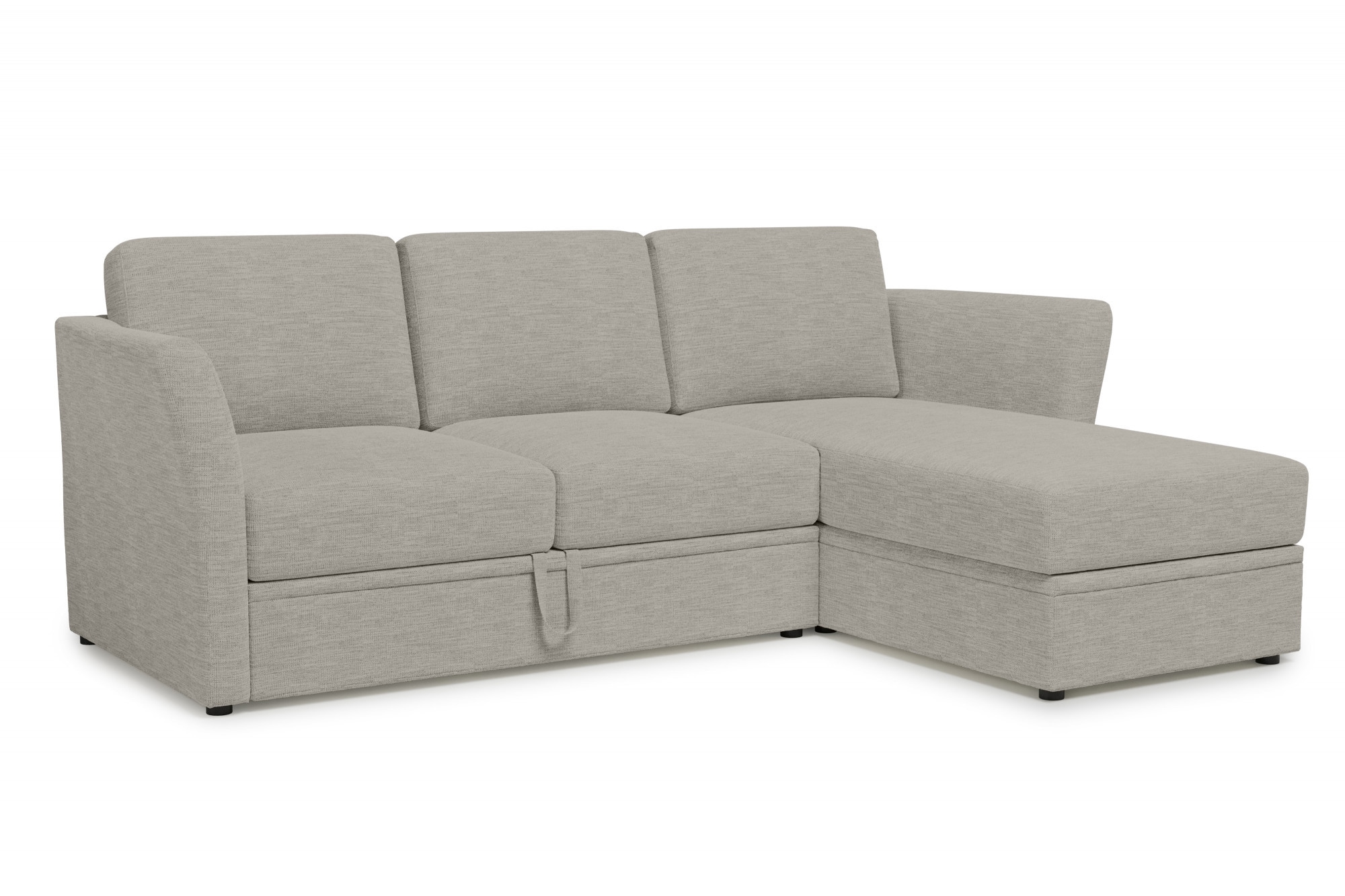 Home affaire Ecksofa »Lavars, L-Form, Schlafsofa«, mit Bettfunktion und Stauraum, in zwei verschiedenen Bezugsqualitäten
