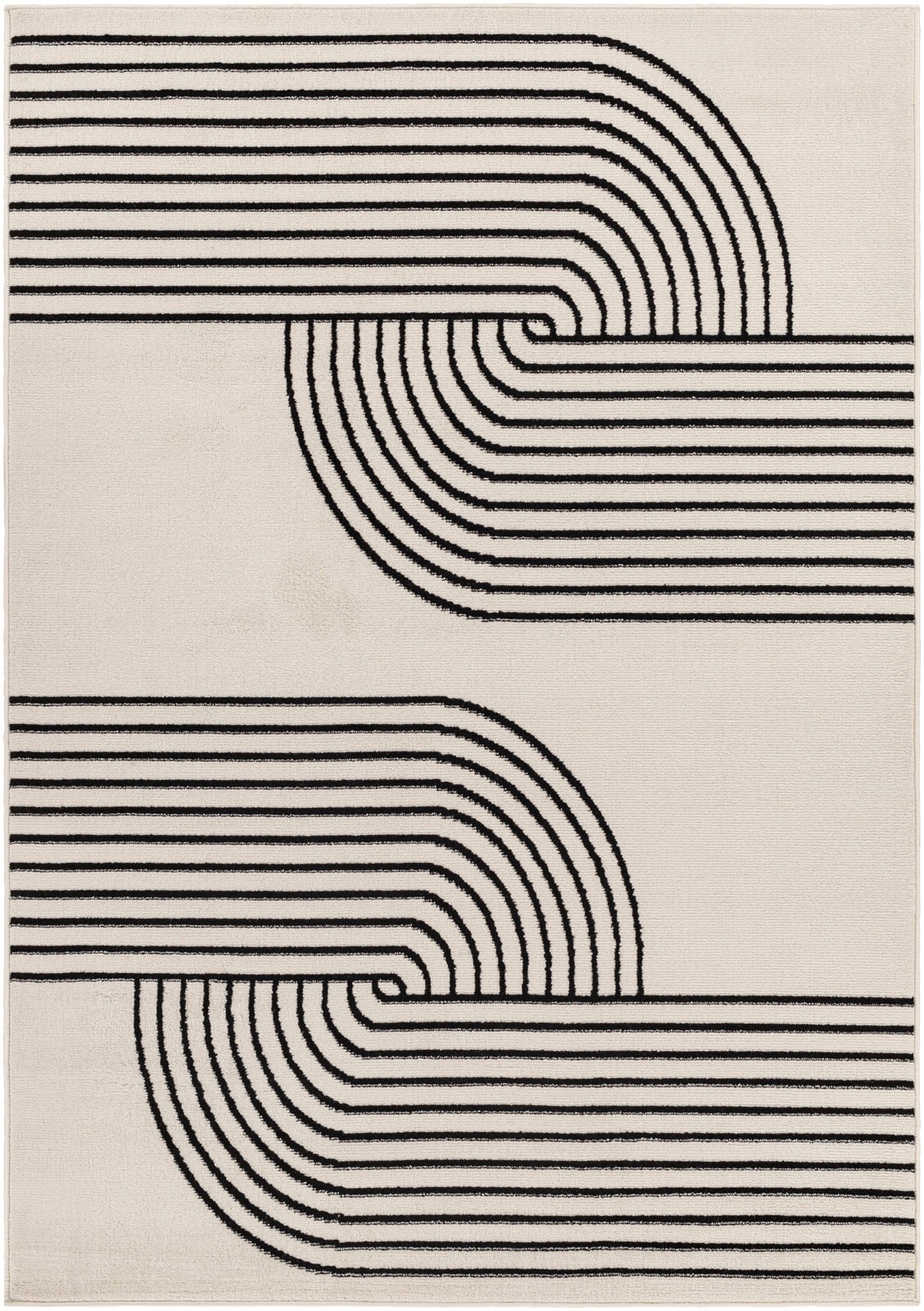 Livabliss Teppich »DEHLI« rechteckig 11 mm Höhe Skandinavischer Teppich, Moderner Kurzflor Boho-Wohnzimmerteppich