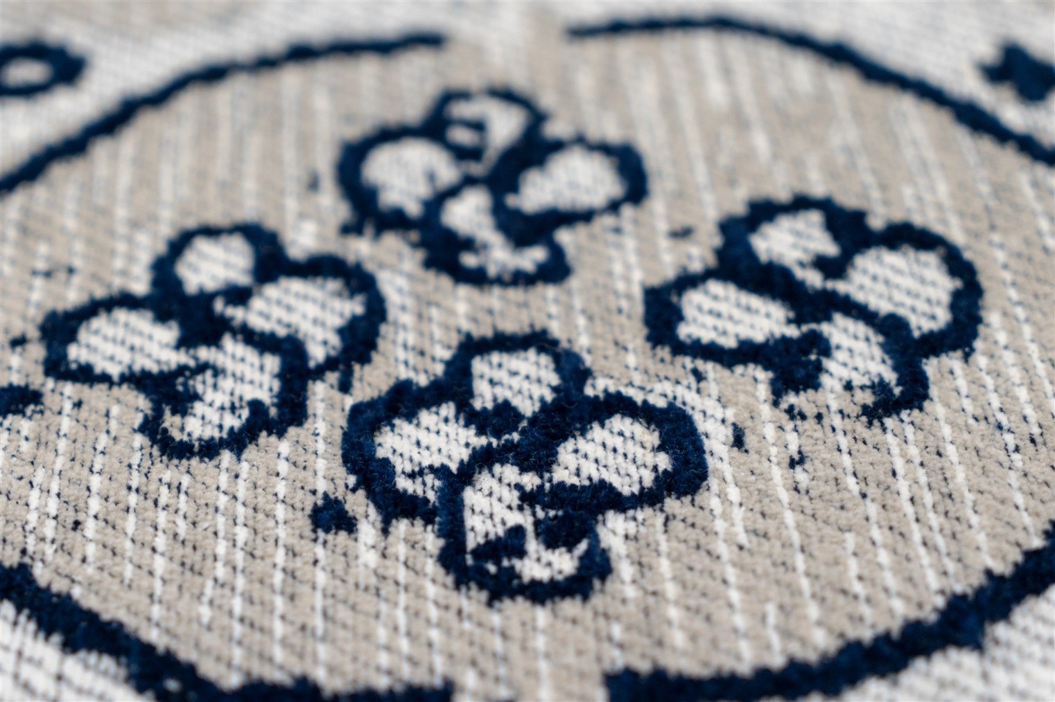Kayoom Teppich »River 120«, rechteckig, 10 mm Höhe, Jacquard, Retro- und Vintage-Design, Baumwollrücken