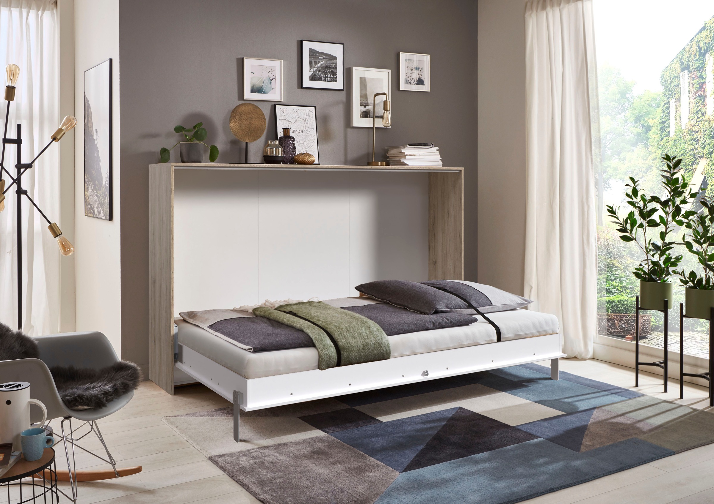 Wimex Schrankbett "Juist Schrankklappbett Gästebett" horizontal klappbar, 3 günstig online kaufen