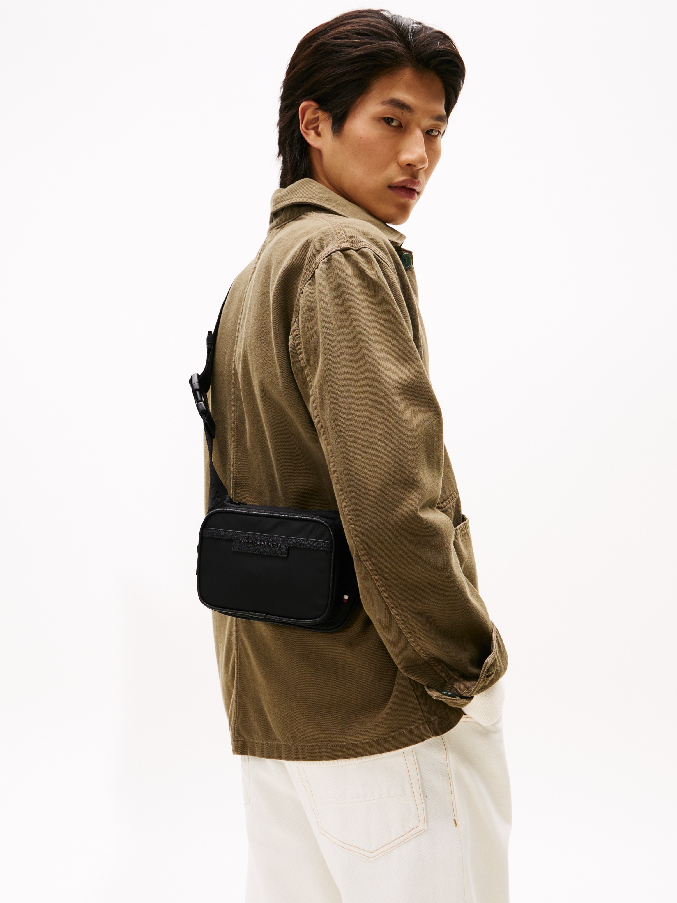 Tommy Hilfiger Gürteltasche »TH REPREVE BUMBAG«, Men Bauchtasche, Minibag, Bauchgurt mit Clickverschluss