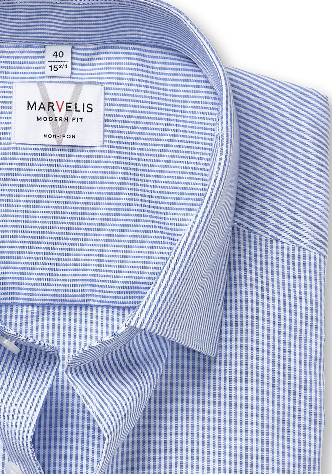 MARVELIS Langarmhemd Businesshemd, Kentkragen, modern fit