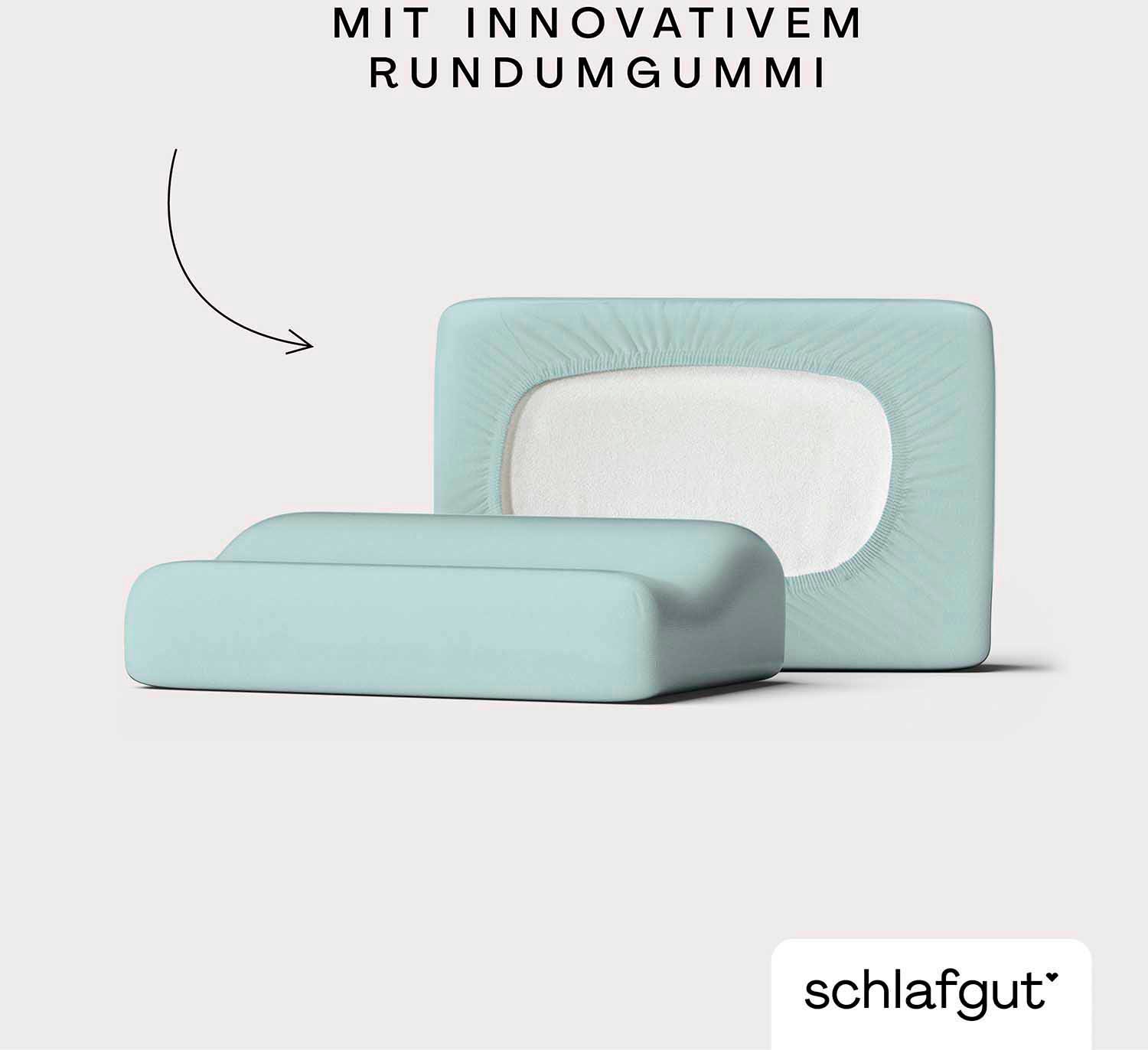 Schlafgut Kissenbezug »Pure flexibler Kissenbezug für Nackenstützkissen«, ( günstig online kaufen