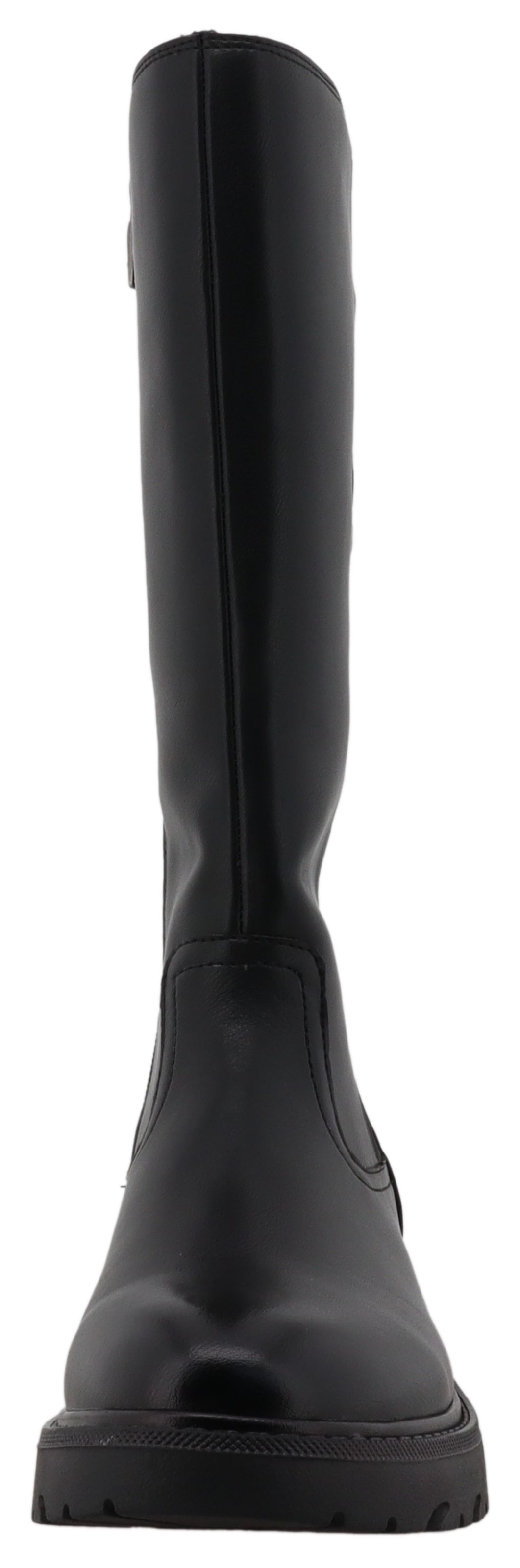 TOM TAILOR Reißverschlussstiefel  Langschaftstiefel mit Blockabsatz