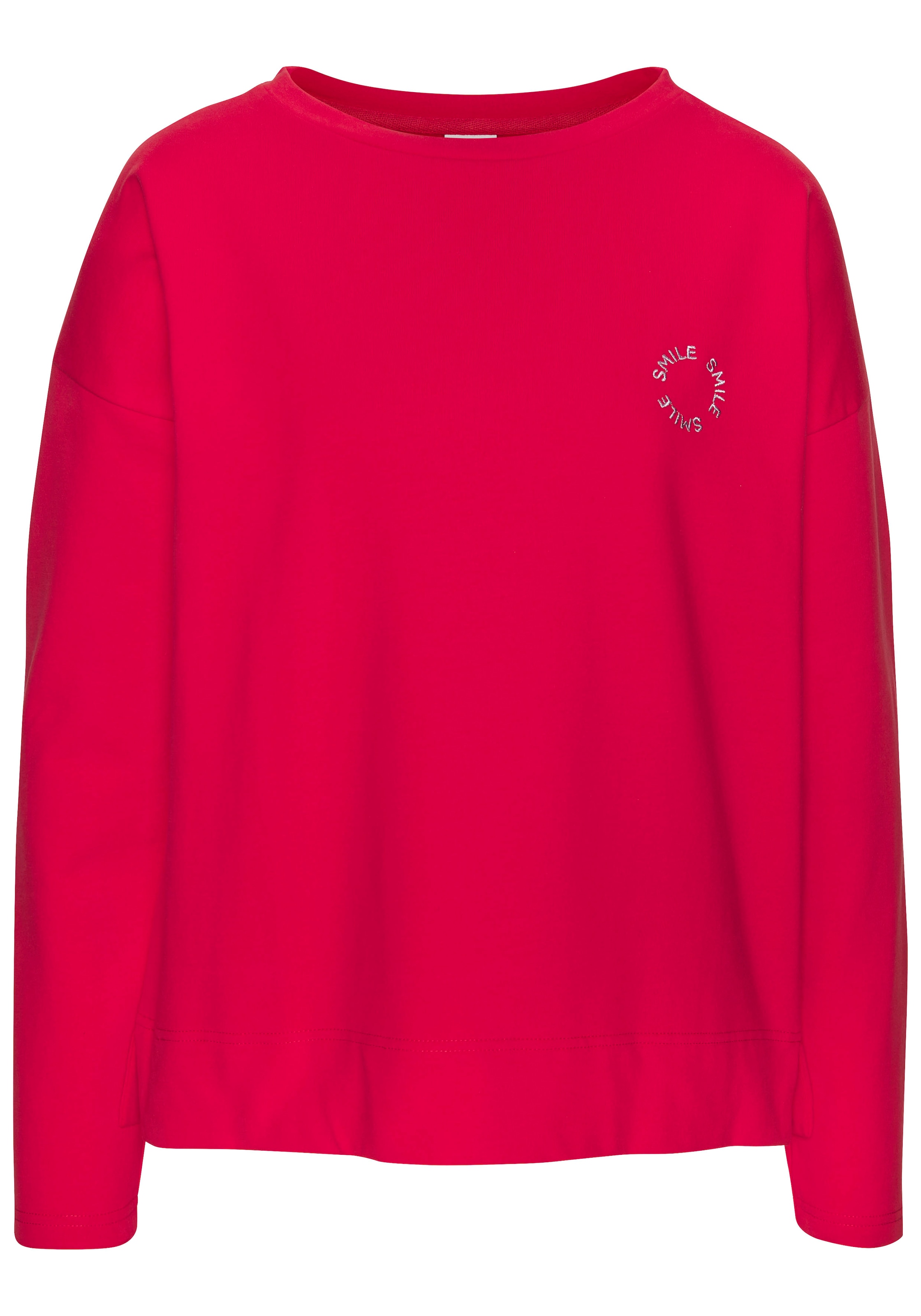 LASCANA Sweatshirt, mit kleinen Stickereien