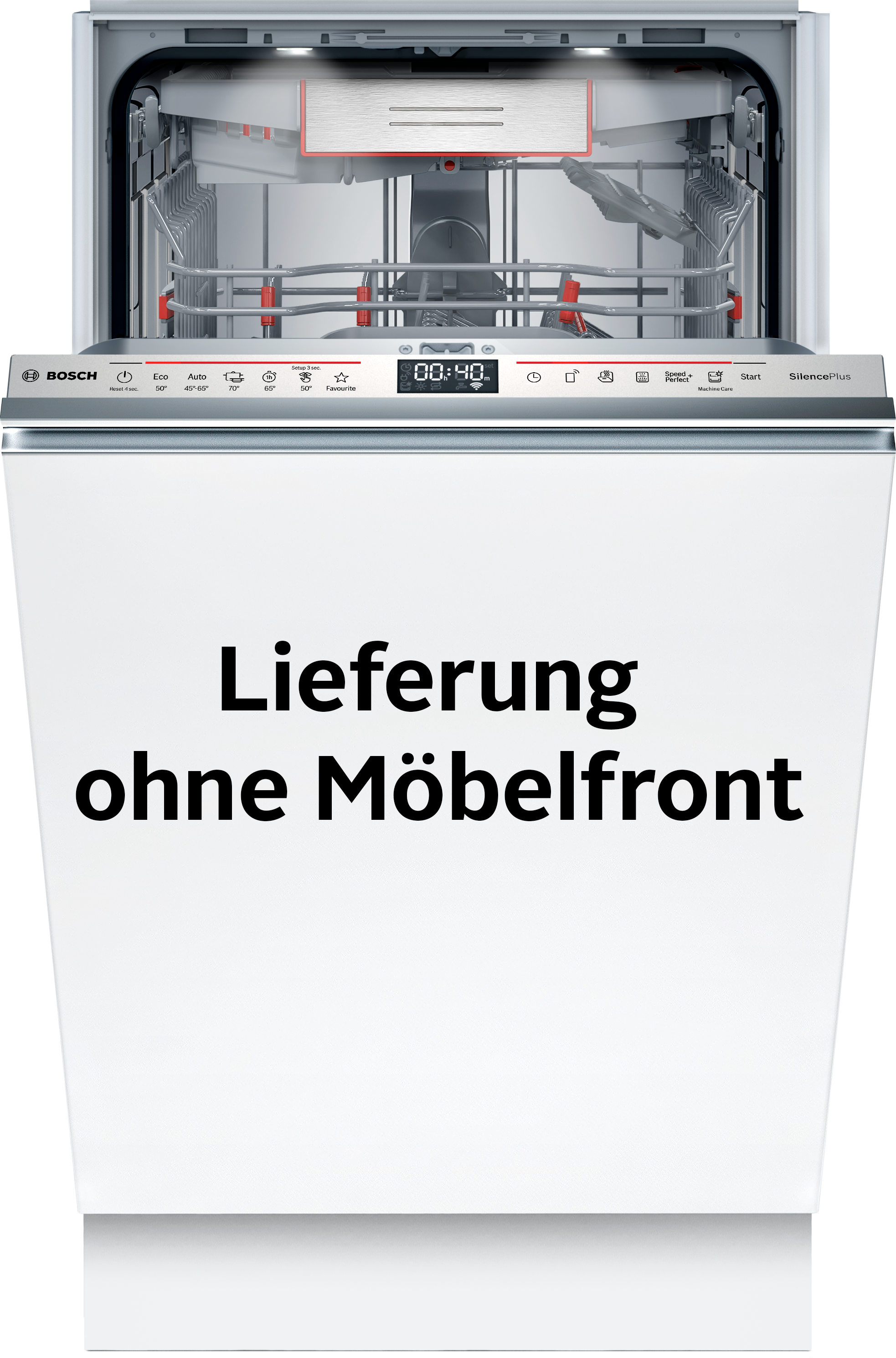 BOSCH vollintegrierbarer Geschirrspüler Serie 6 »SPV6EMX05E«, 10 Maßgedecke