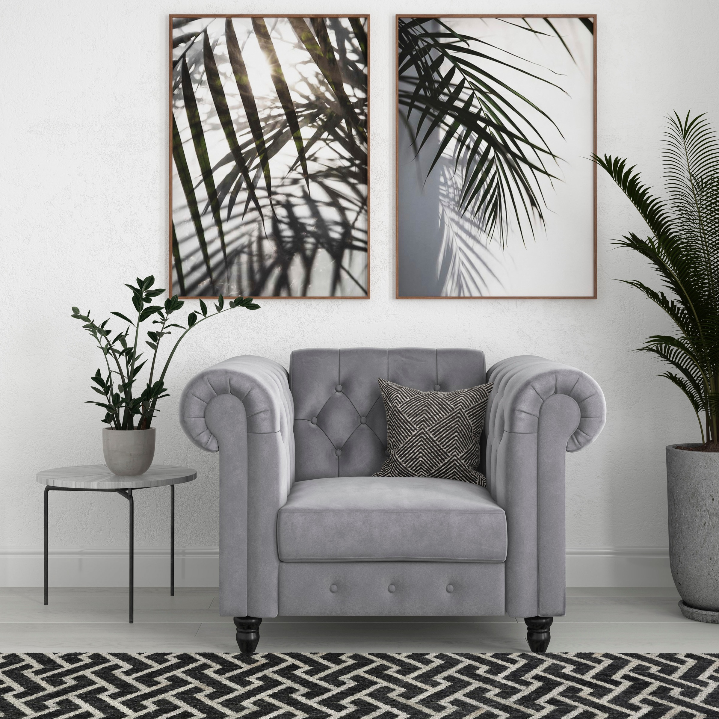 Dorel Home Chesterfield-Sessel »Felix«, mit Rückenlehne 3-fach verstellbar, günstig online kaufen