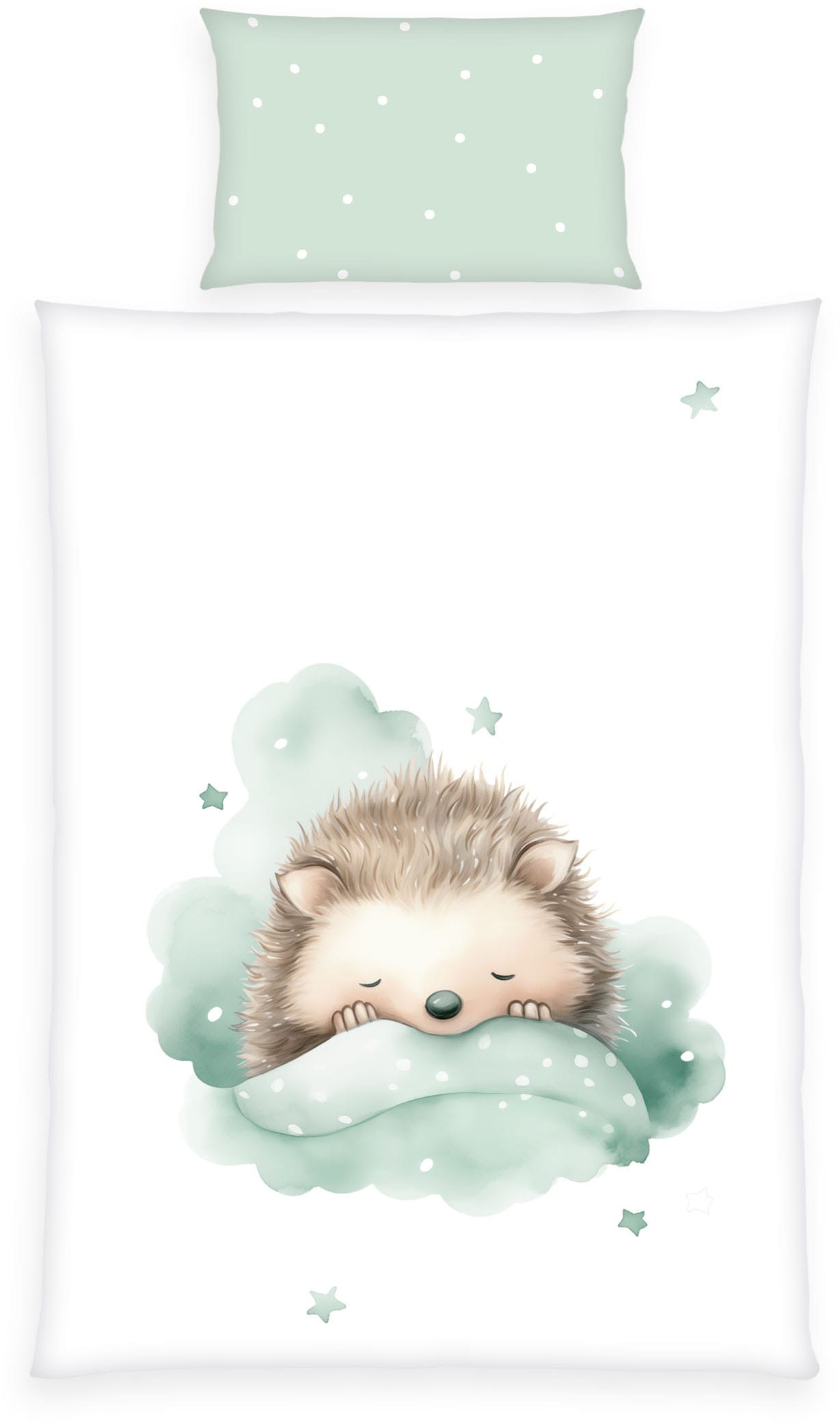 Baby Best Babybettwäsche »babybest Kleiner Igel«, Wendebettwäsche günstig online kaufen