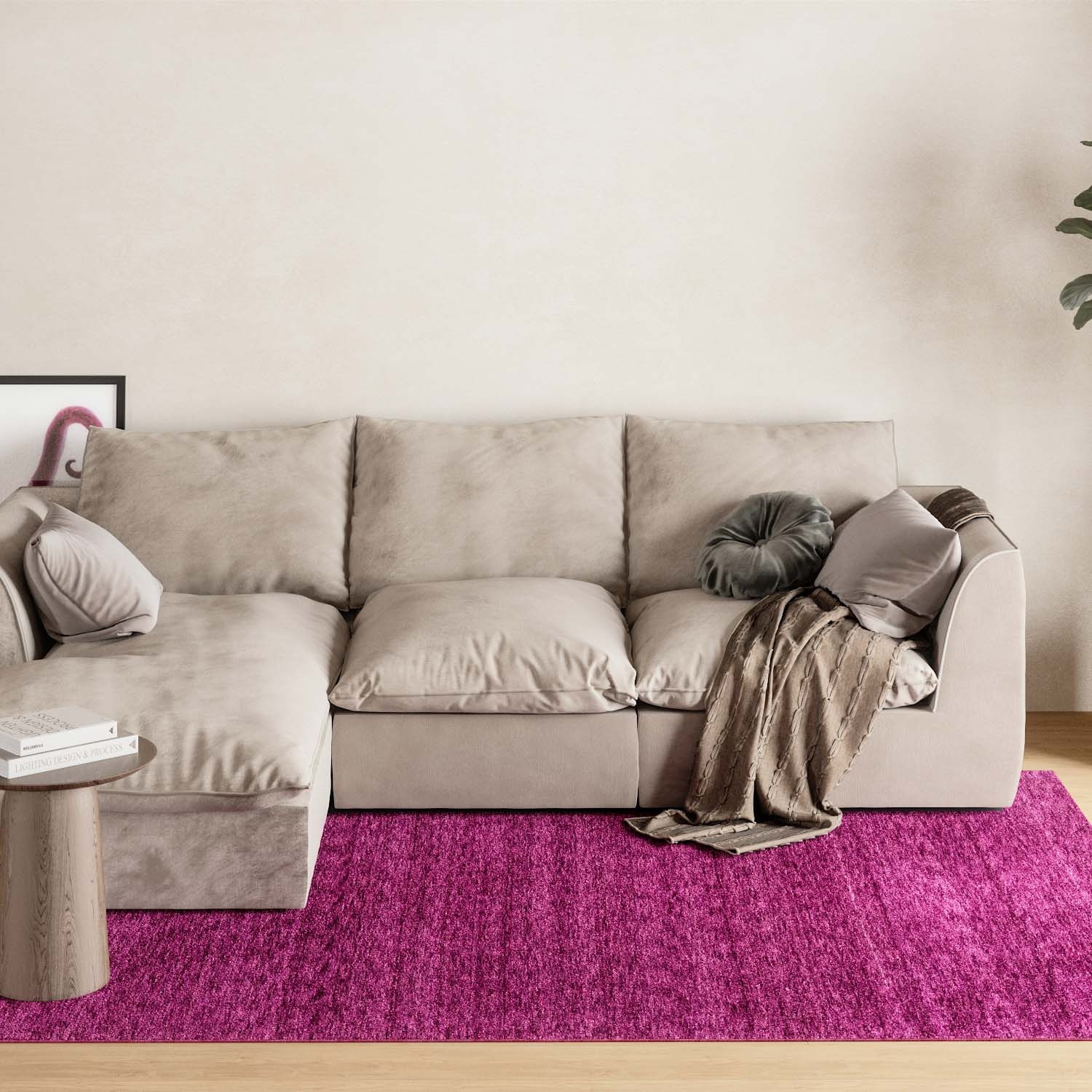morgenland Wollteppich »Uni - Gabbeh Teppich - Softy«, oval, 1,6 mm Höhe, G günstig online kaufen