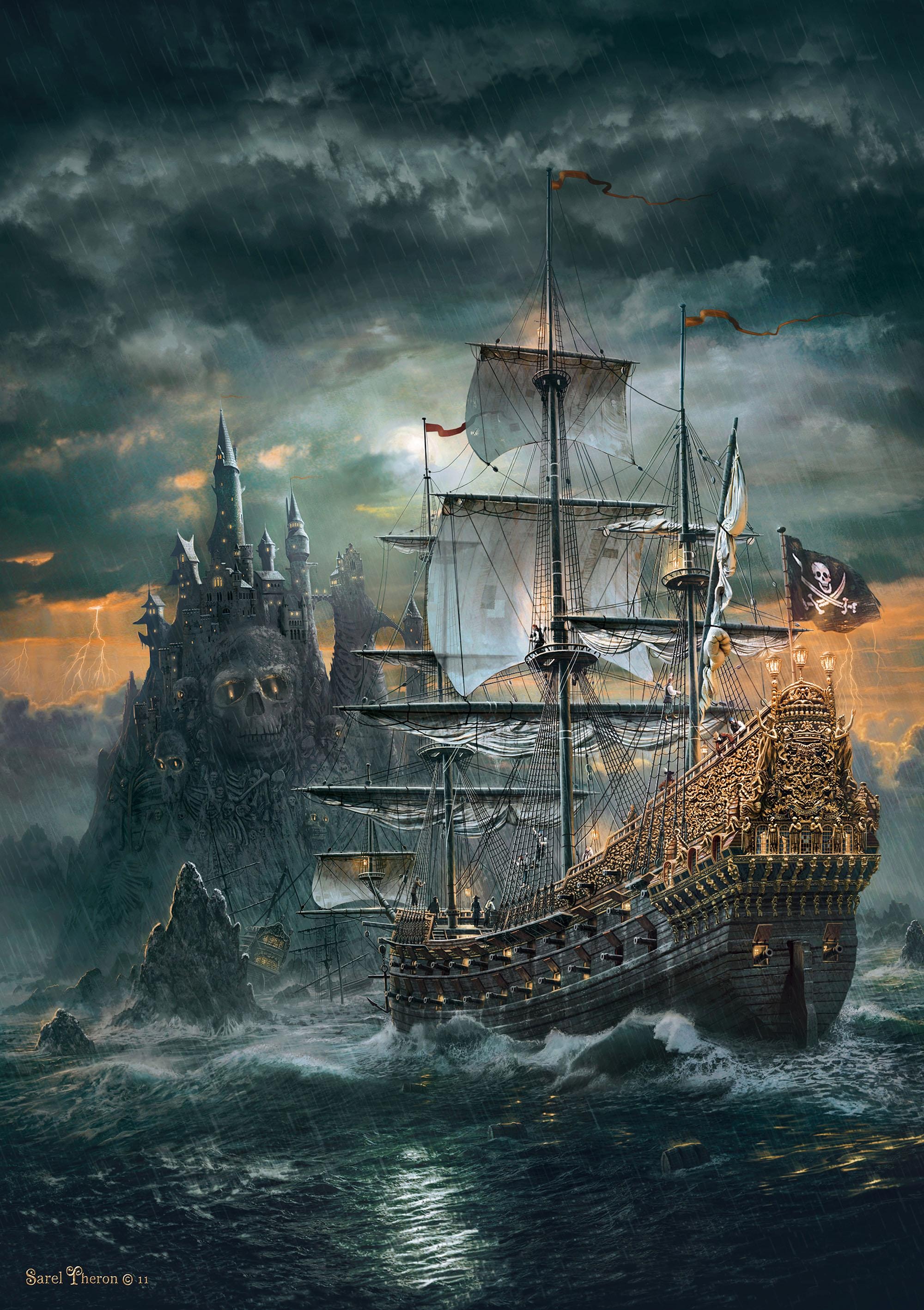 Clementoni® Puzzle »High Quality Collection, Das Piratenschiff«, Made in Europe