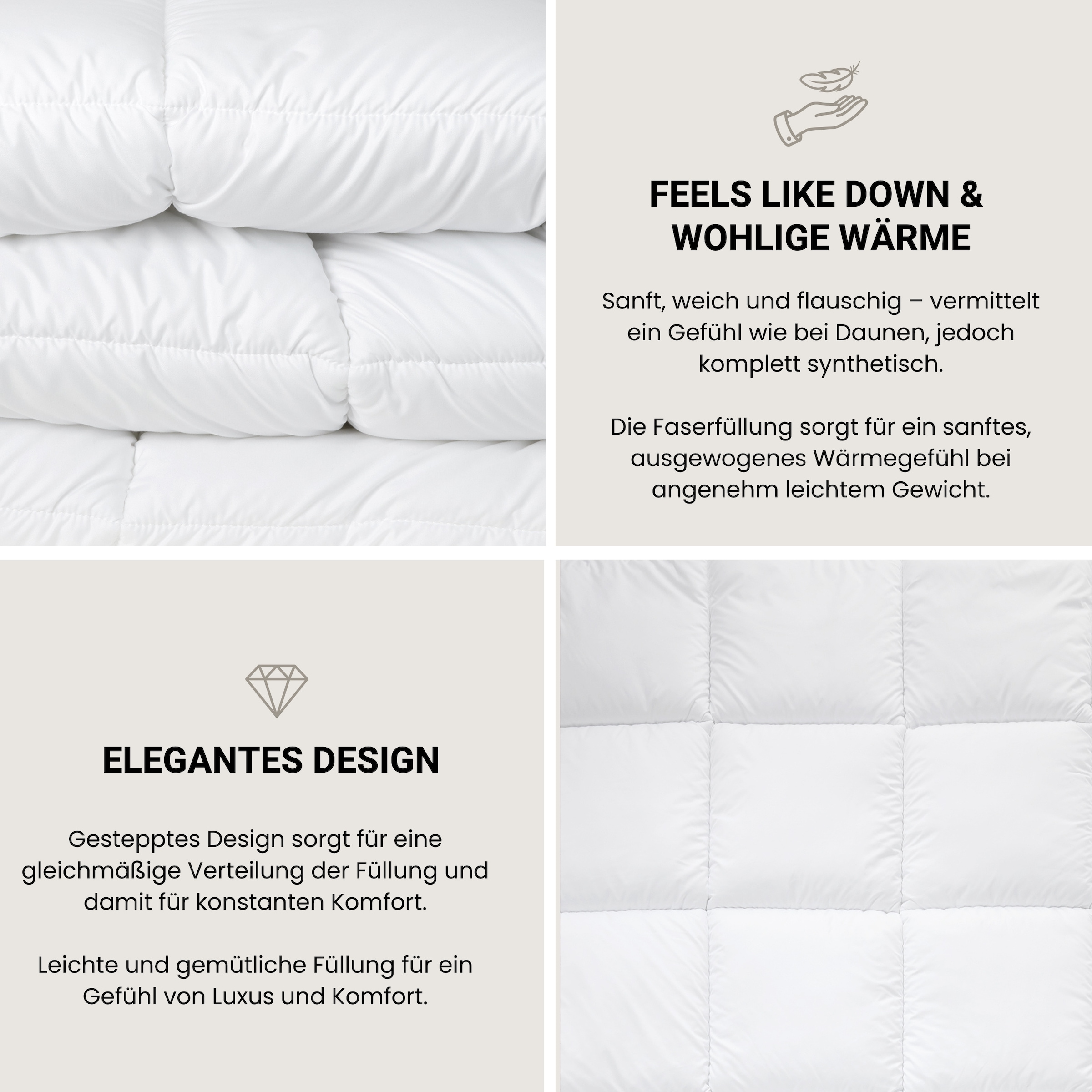 Schiesser Microfaserbettdecke »Feels like Down« normal 1 Stk. tlg.