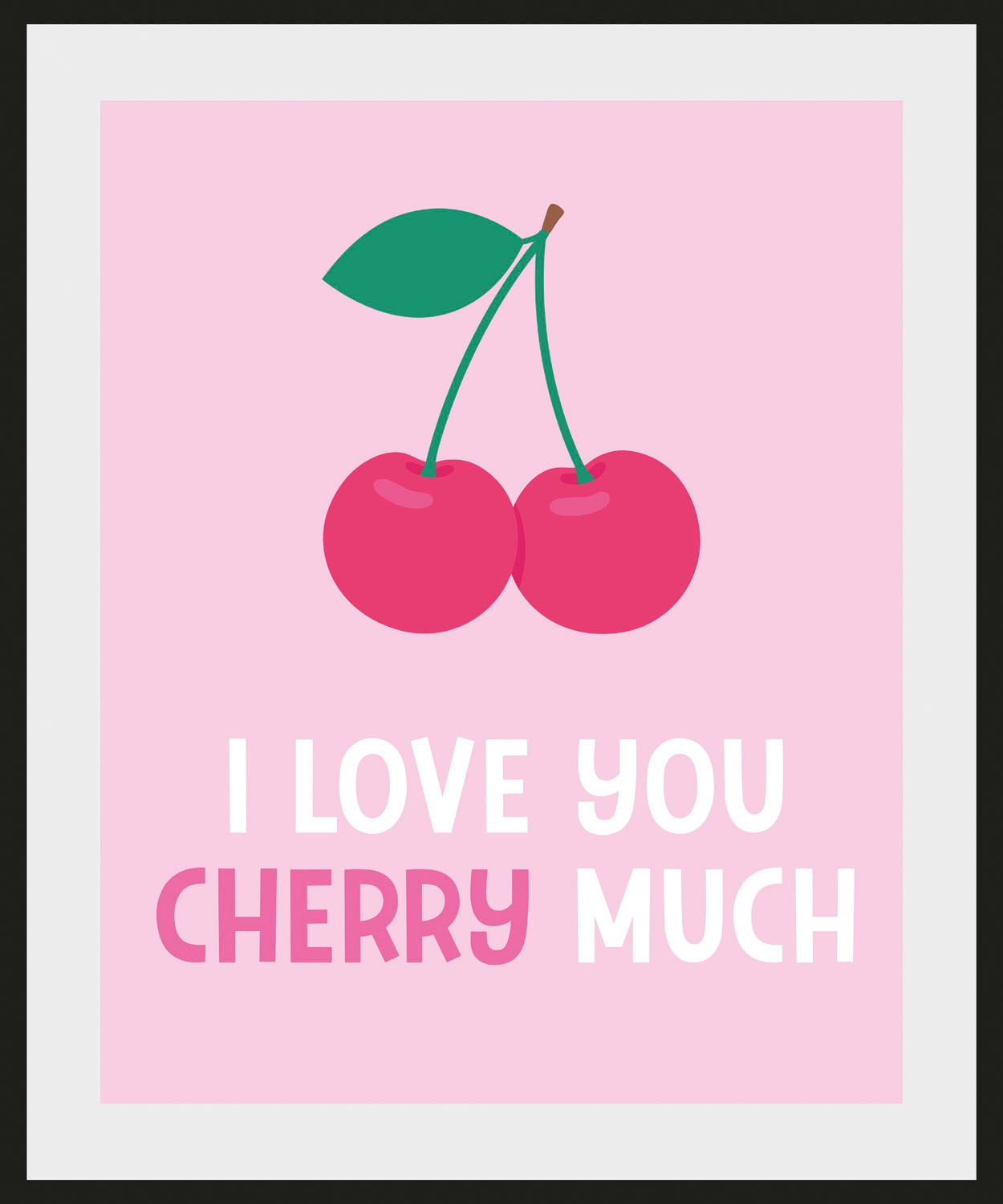 queence Bild »Liebe«, Schriftzug-Humor-Sprüche & Texte-Obst-Obst Bilder-Lie günstig online kaufen