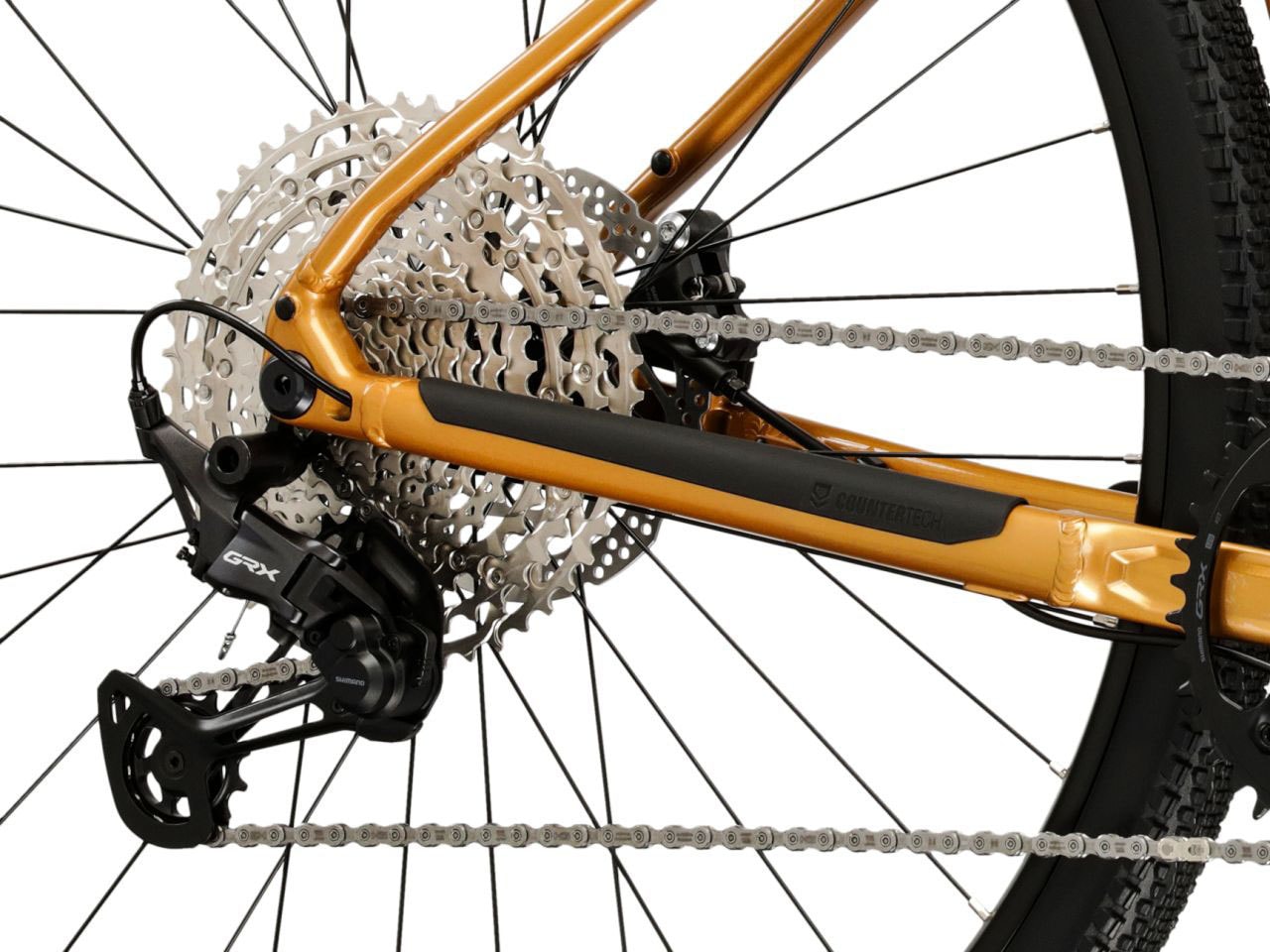 Kross Gravelbike »Gravelbike Esker 5.0 GRX 1X12 Grau 12 Gänge« 12 Gang Shimano GRX RX822 Schaltwerk Kettenschaltung