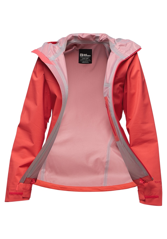 Jack Wolfskin Funktionsjacke »HIGHEST PEAK 3L JKT W«, mit Kapuze