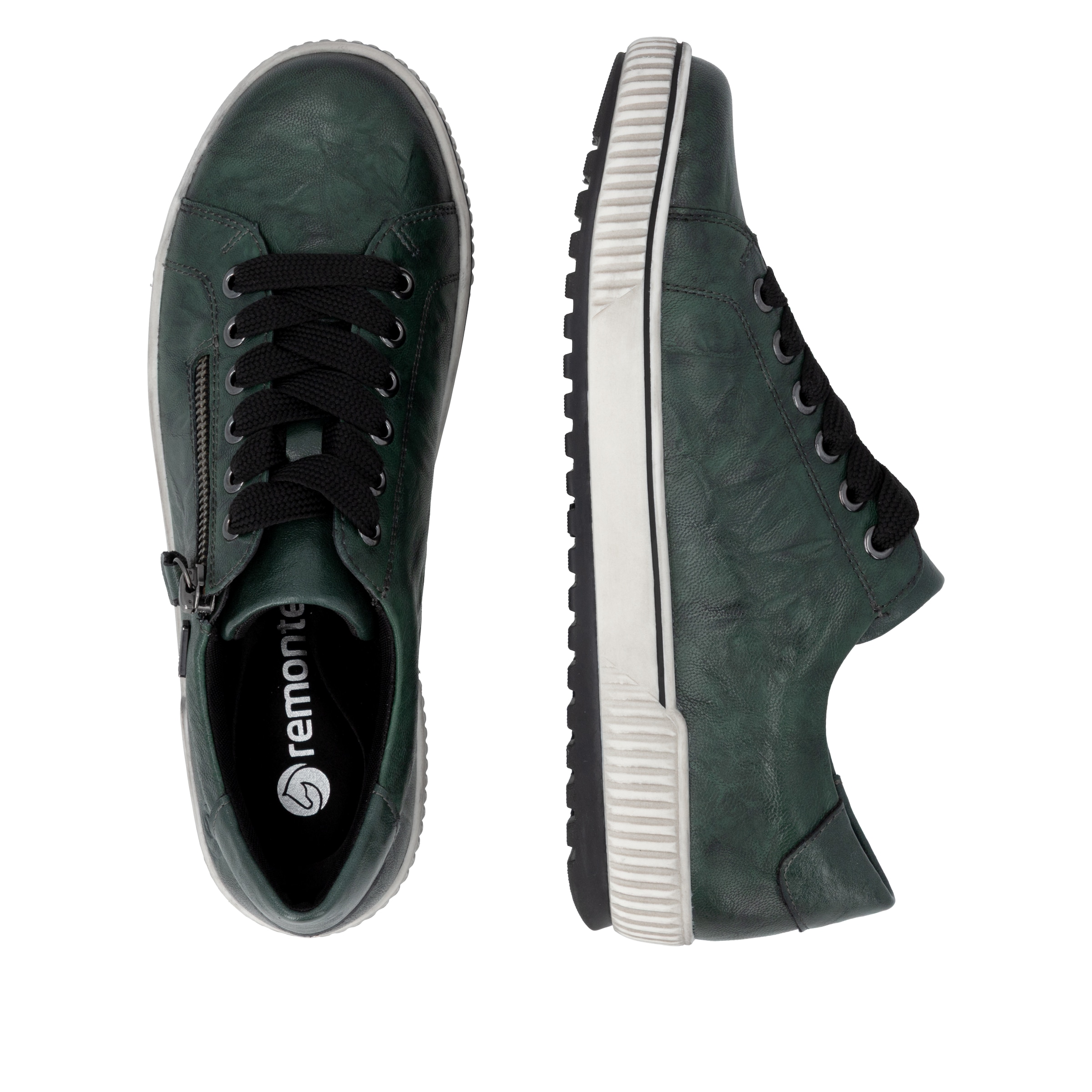 Remonte Sneaker  Schnürschuh, Halbschuh, Freizeitsneaker mit Reißverschluss