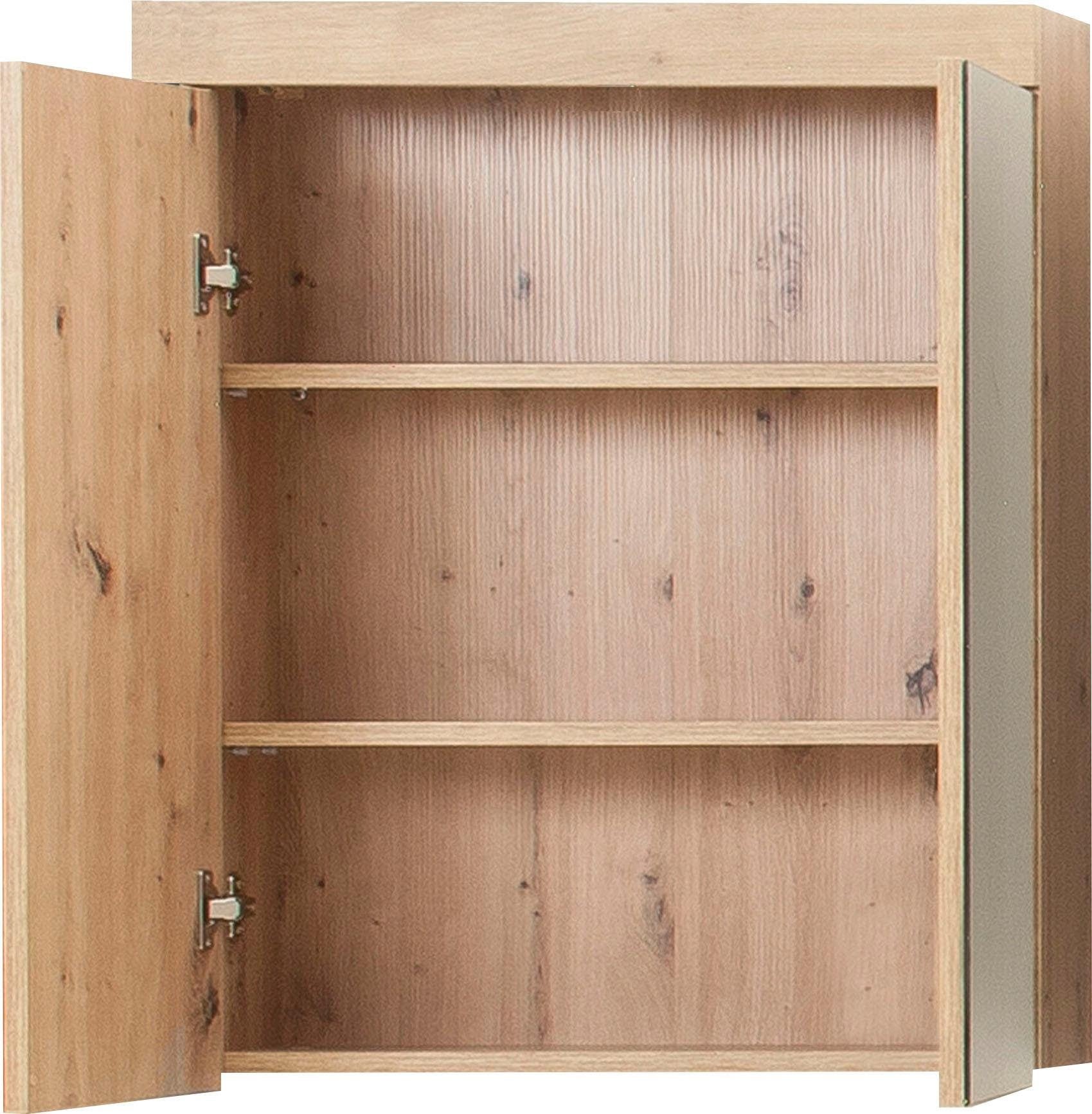INOSIGN Spiegelschrank »Avena«, Badezimmerschrank wahlweise mit LED-Beleuchtung - (B/T/H) 60/17/77 cm