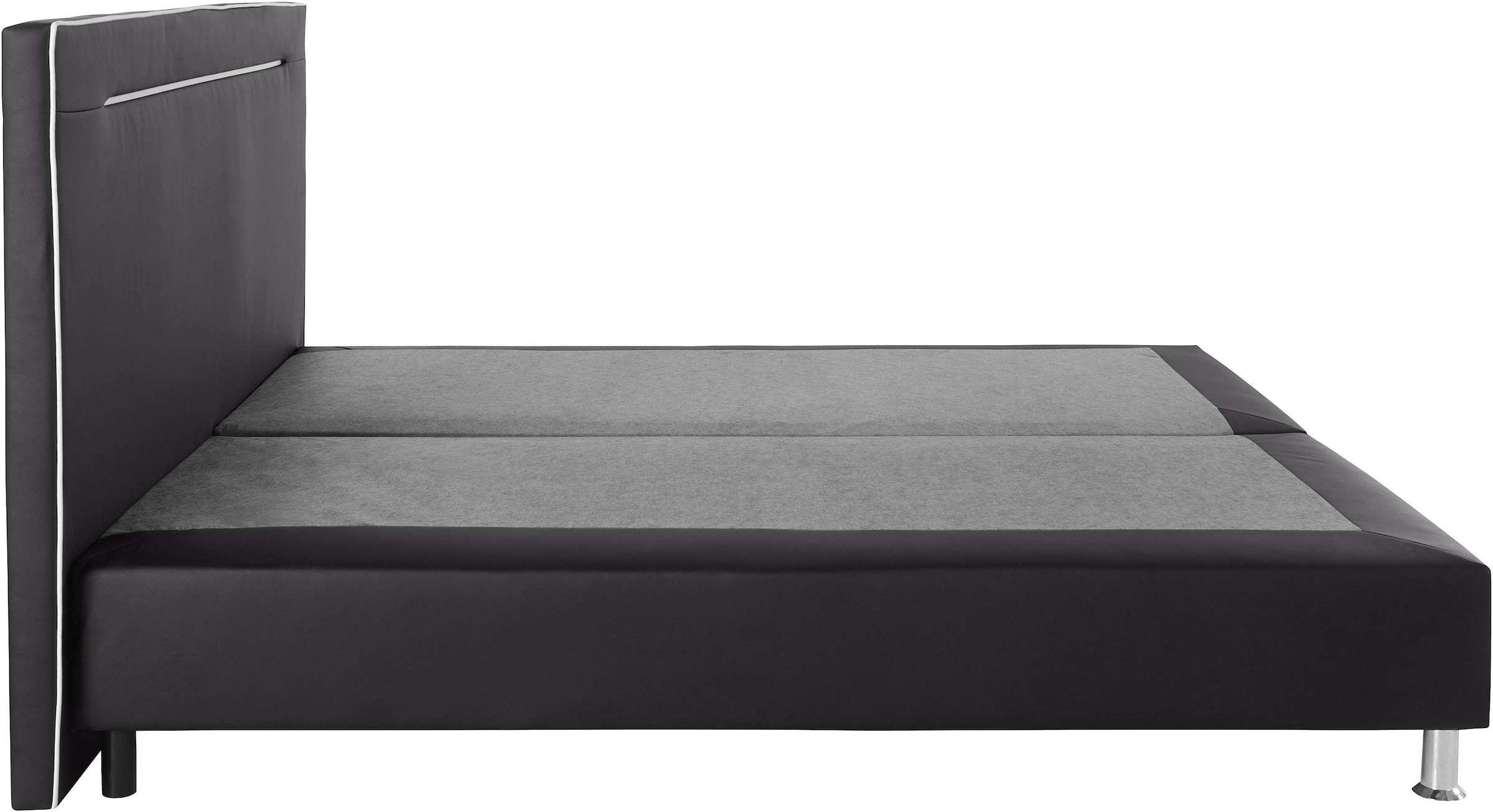 COLLECTION AB Boxspringbett, inkl. LED-Beleuchtung, Topper und Kissen