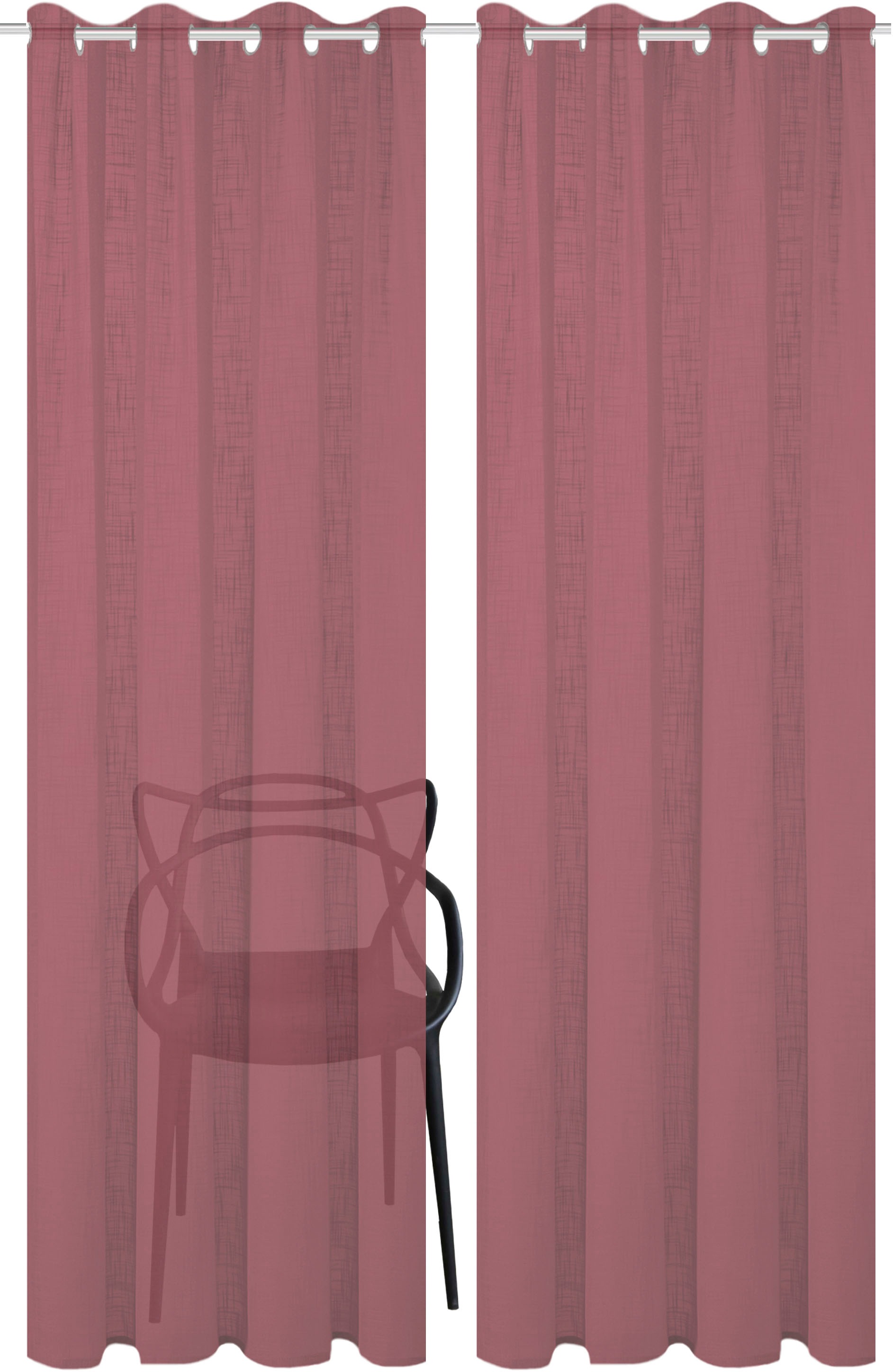 Home Basics Vorhang »SOFTY 2er Pack«, (2 St.), 2er Pack Ösenschal SOFTY Uni günstig online kaufen