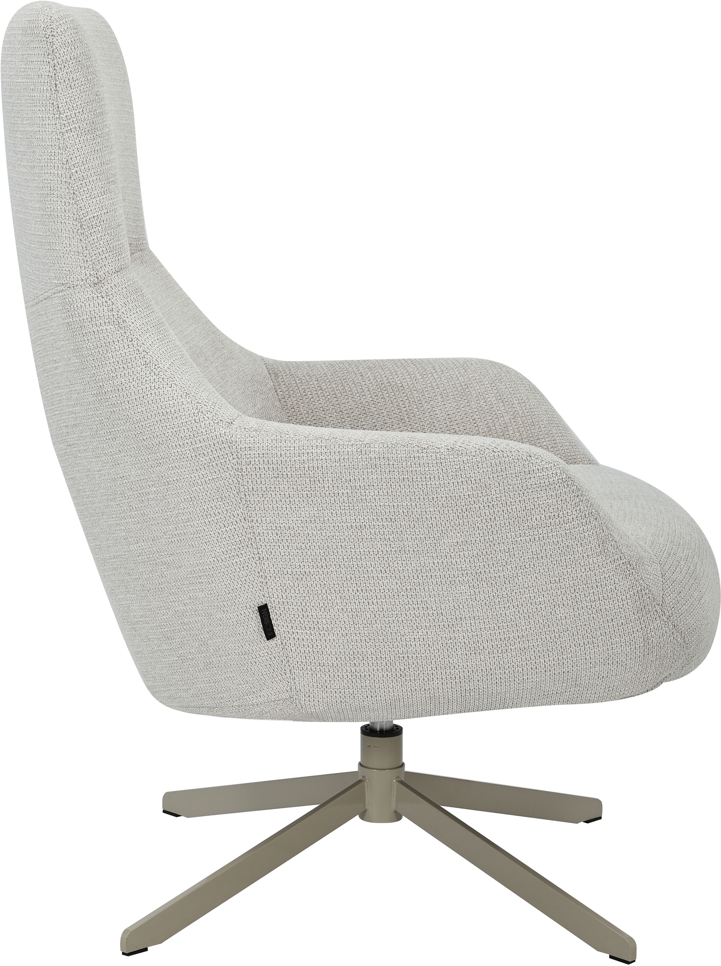 INOSIGN Drehsessel »CLARINDA moderner Ohrensessel drehbar, TV-Sessel, Relaxsessel«, 360-Grad drehbar, robustes Metallgestell