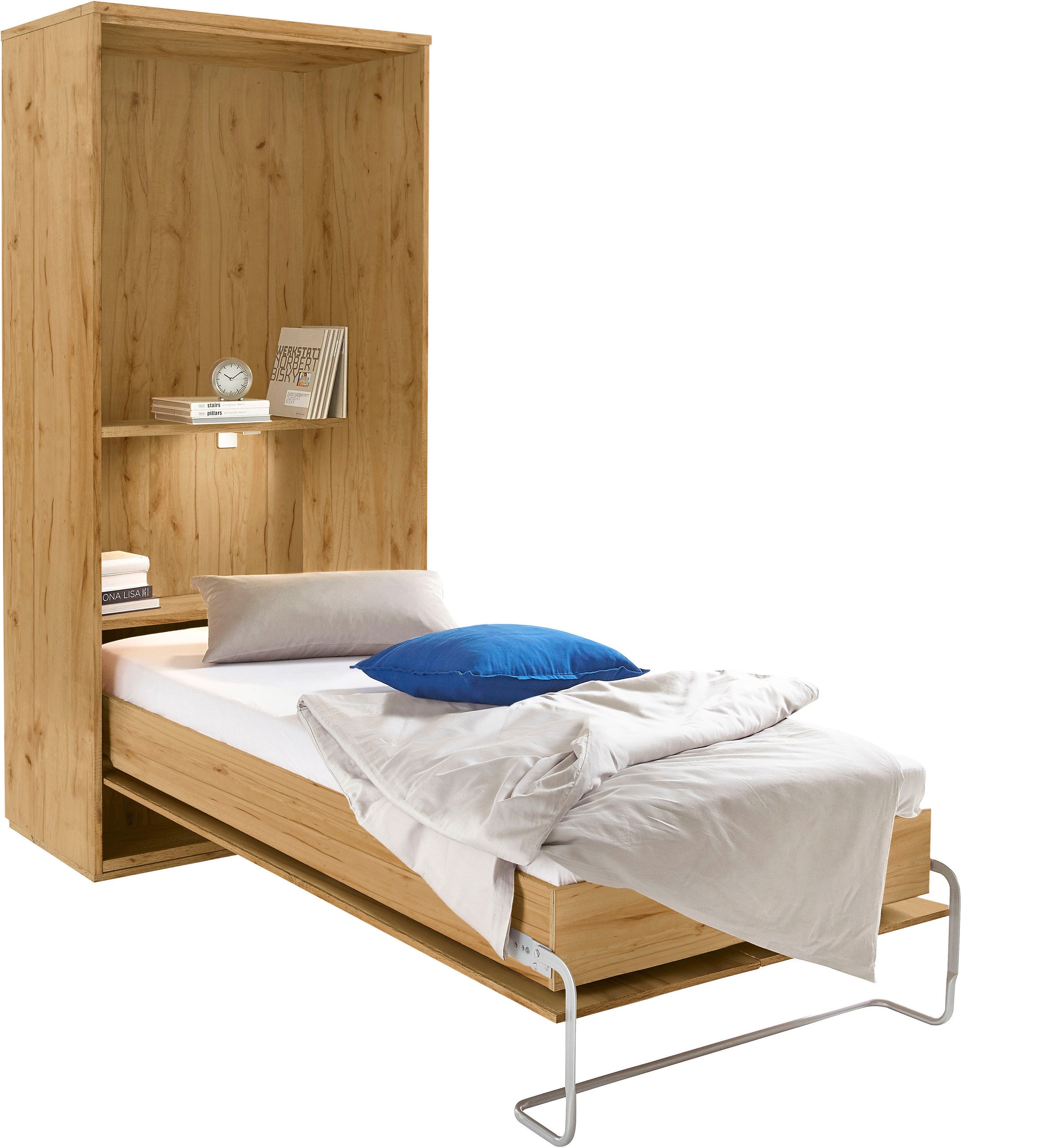 priess Schrankbett "Ancona" mit Regal und LED-Beleuchtung günstig online kaufen