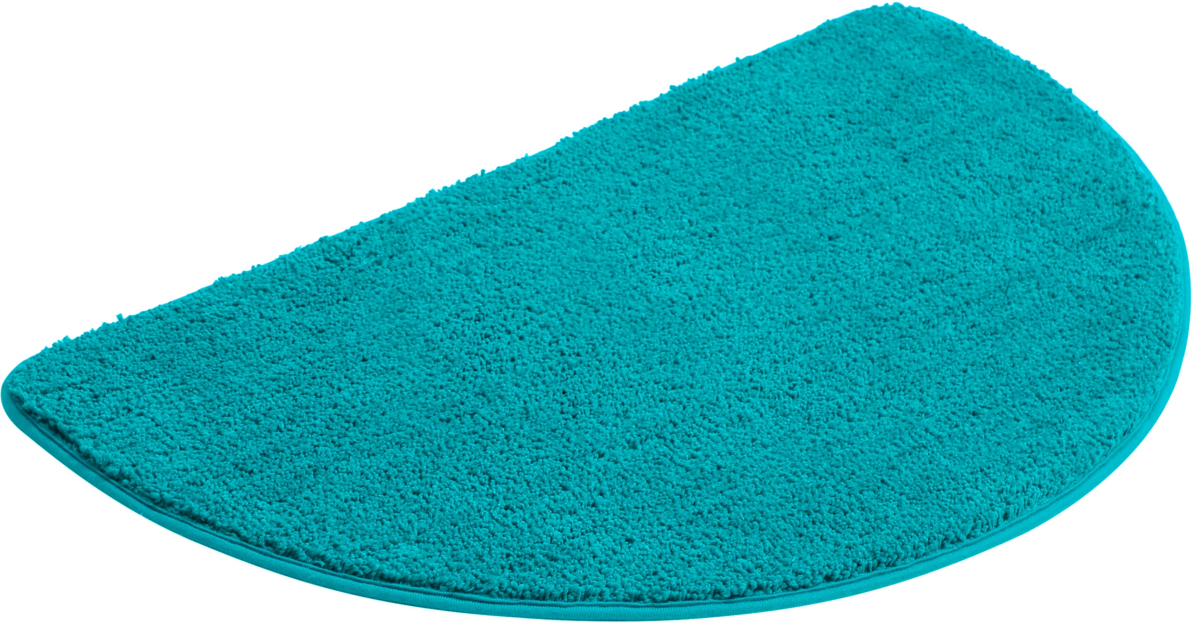 my home Badematte »Regona, Badteppich, Badvorleger, Badezimmer Teppich«, rutschhemmend beschichtet, fußbodenheizungsgeeignet-schnell trocknend-strapazierfähig, Uni Farben, besonders weich, als rechteckig und halbrund erhältlich