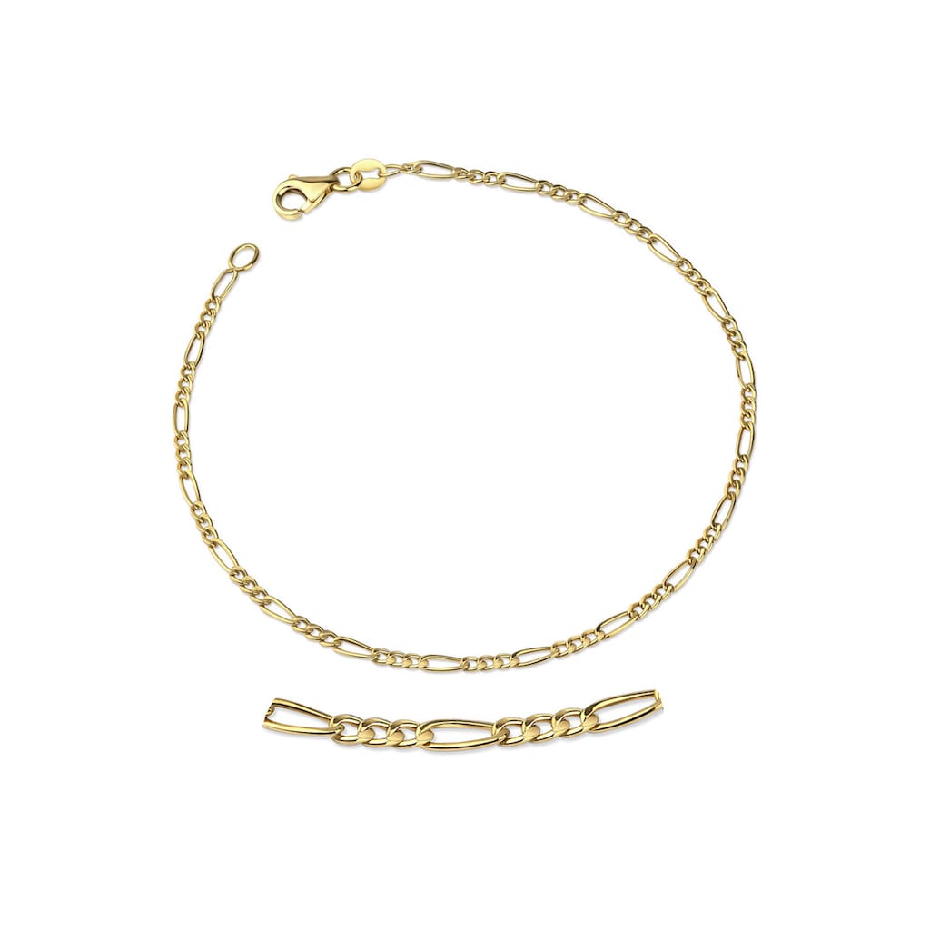 Firetti Goldarmband »Schmuck Geschenk Gold 333 Armkette Figarokette«