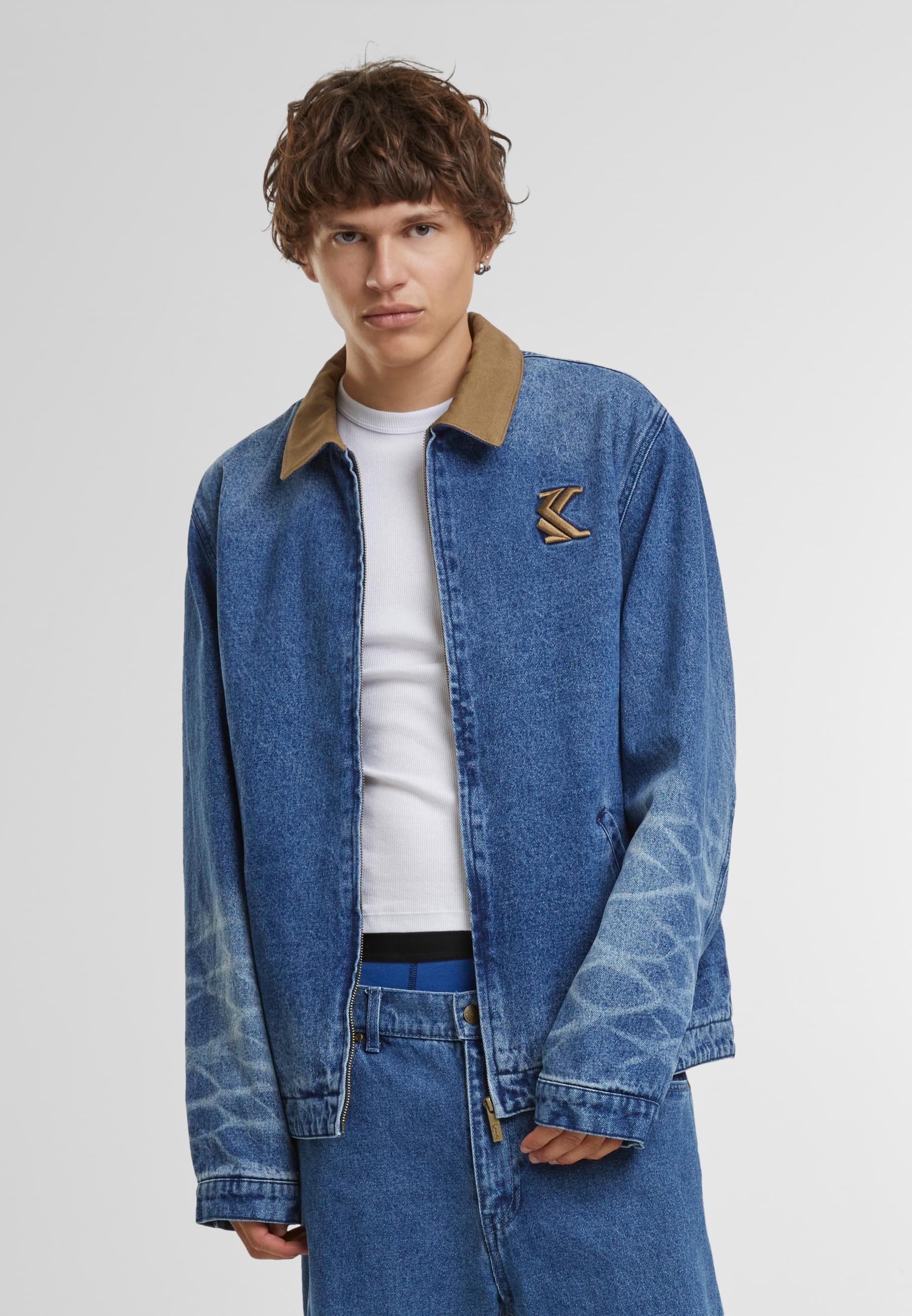 Karl Kani Jeansjacke »Karl Kani Karl Kani Og Washed Denim Jacket« 1 Stk. tlg. ohne Kapuze