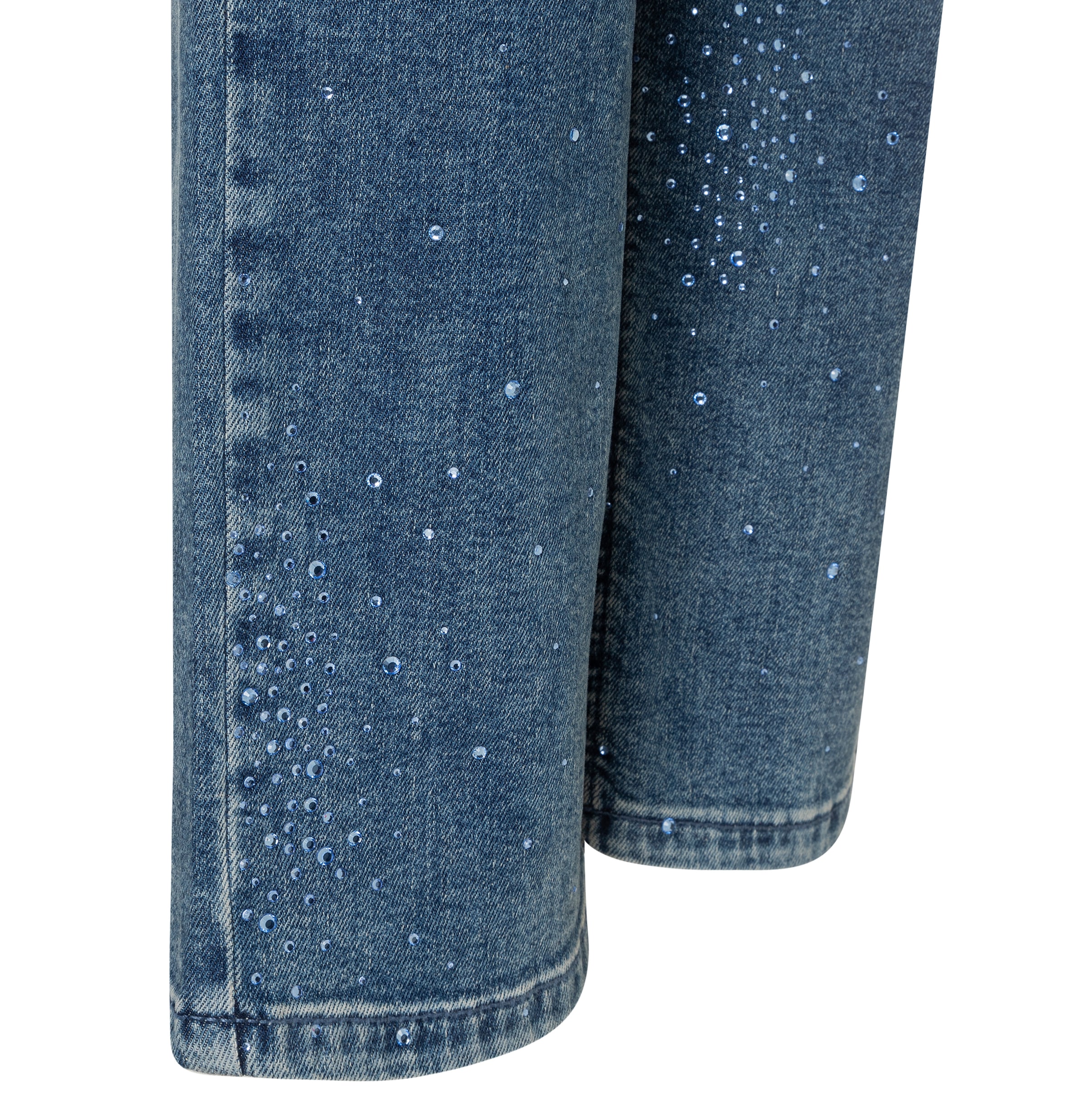 MAC 7/8-Jeans »CARRIE straight glamour« mit Schmuckdetails