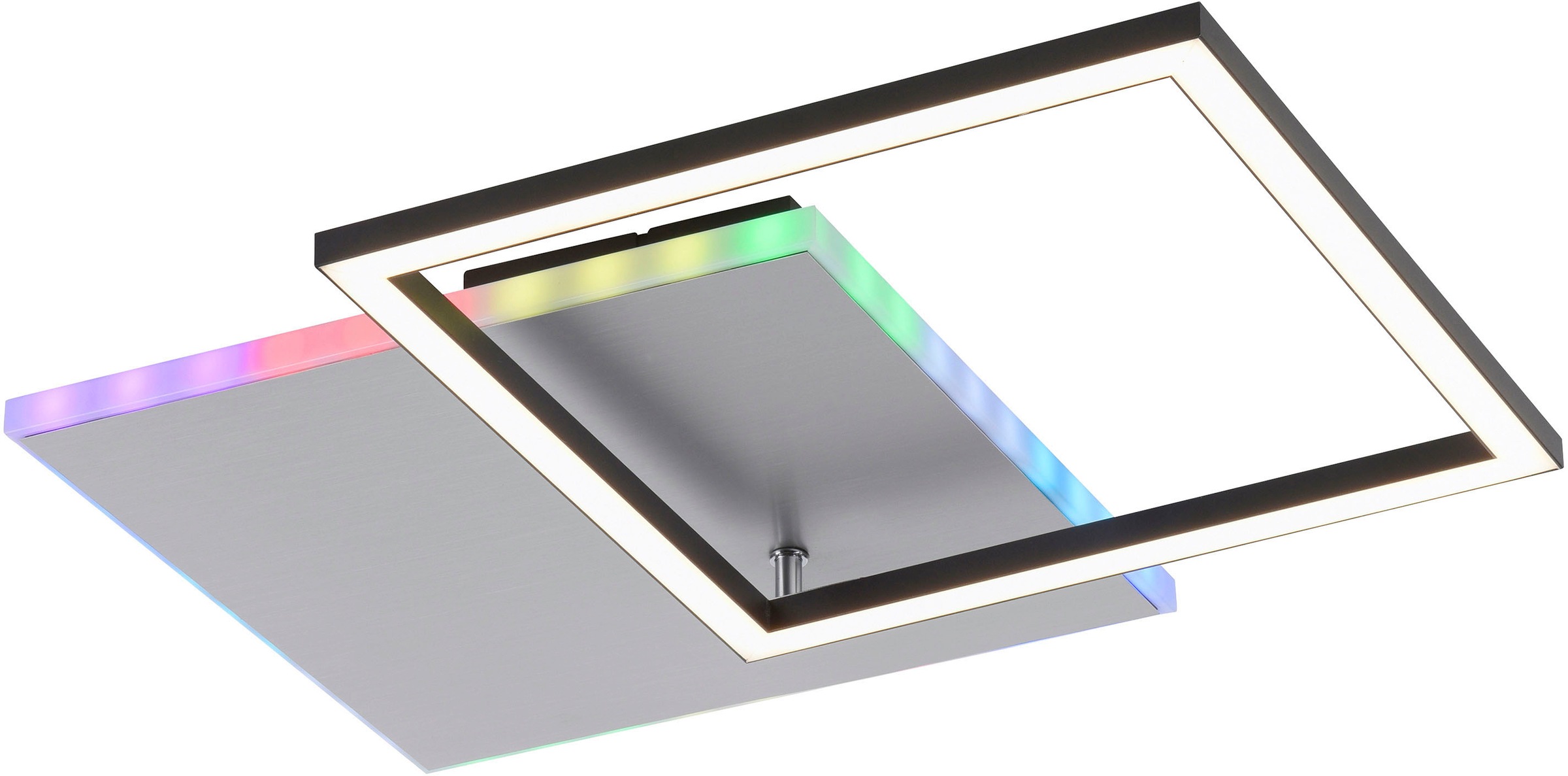 JUST LIGHT LED Deckenleuchte »RENDA«, 2 flammig, Leuchtmittel LED-Board-LED günstig online kaufen