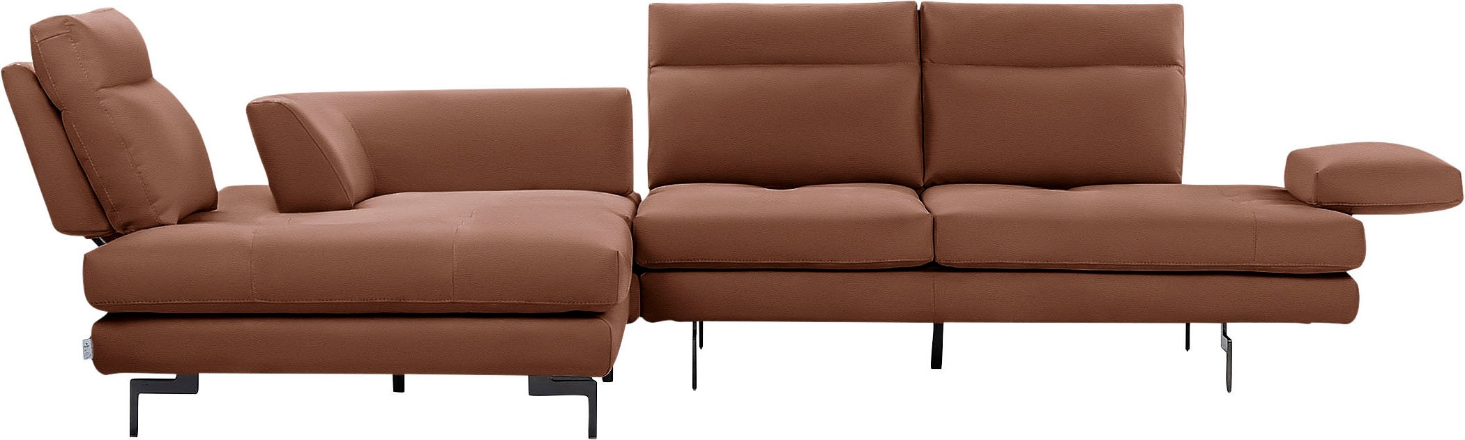 CALIA ITALIA Ecksofa »Toby Wing, Komfortsofa mit Sitzkomfort der Extraklass günstig online kaufen