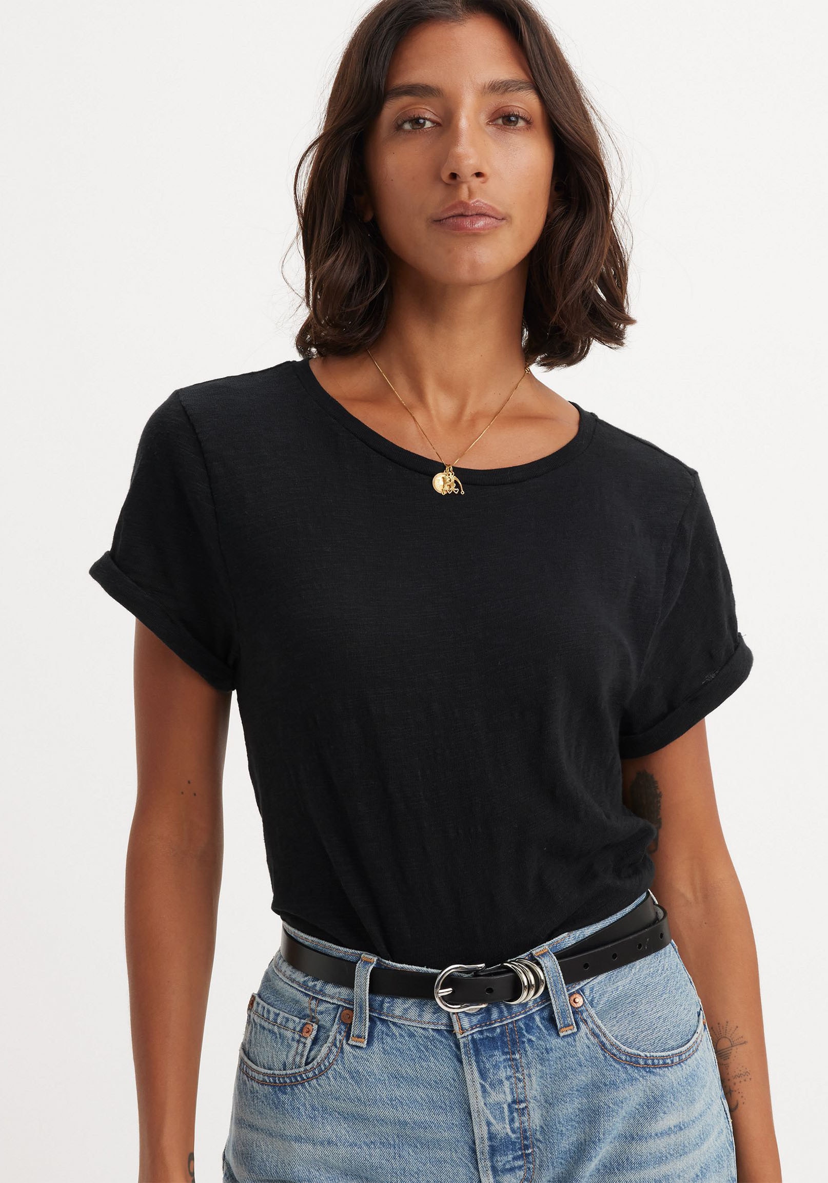 Levi's® Rundhalsshirt »MARGOT TEE«, aus strukturierter Slub Yarn Qualität