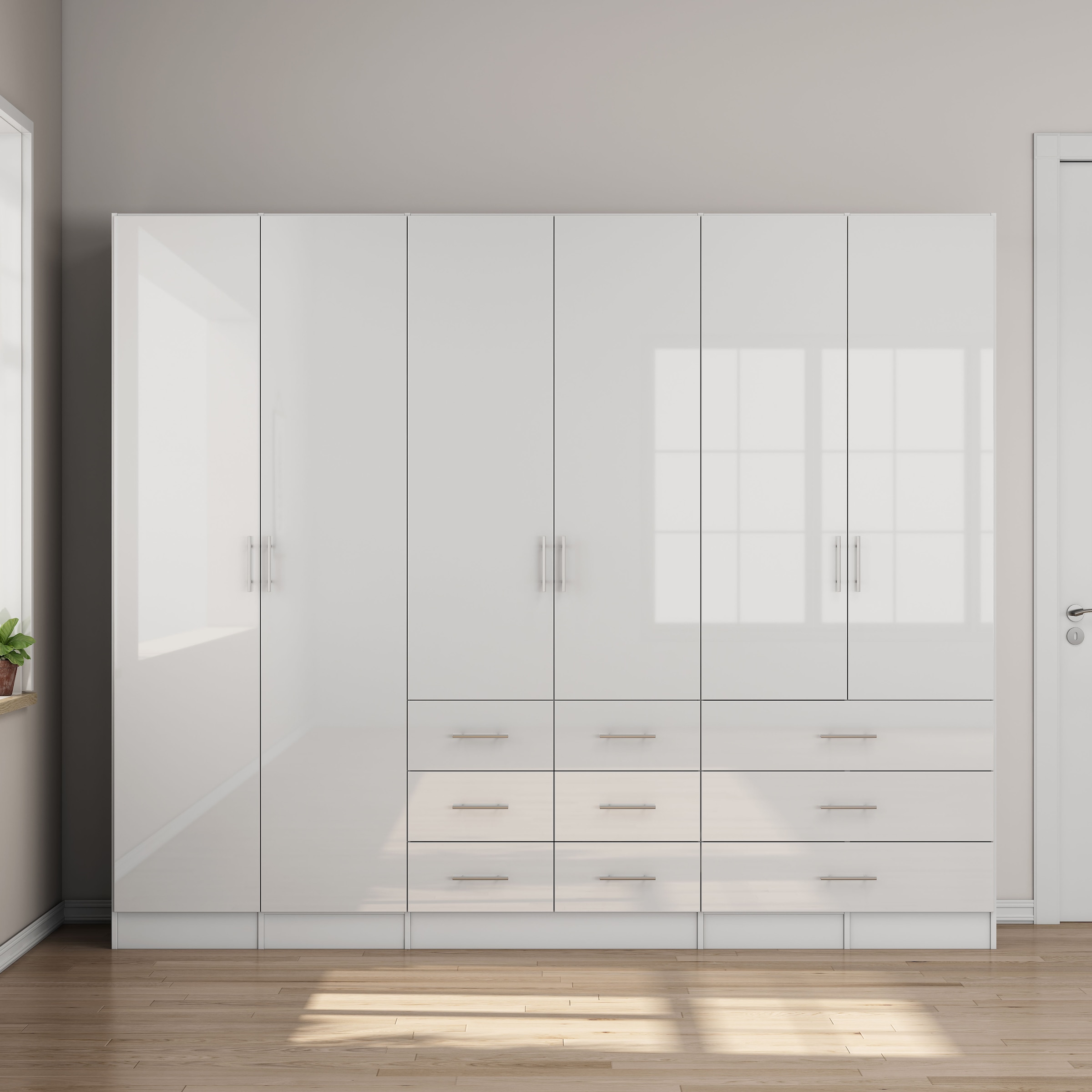 OTTO home Kleiderschrank »Trento Schlafzimmerschrank Garderobe Hochglanz Bestseller«