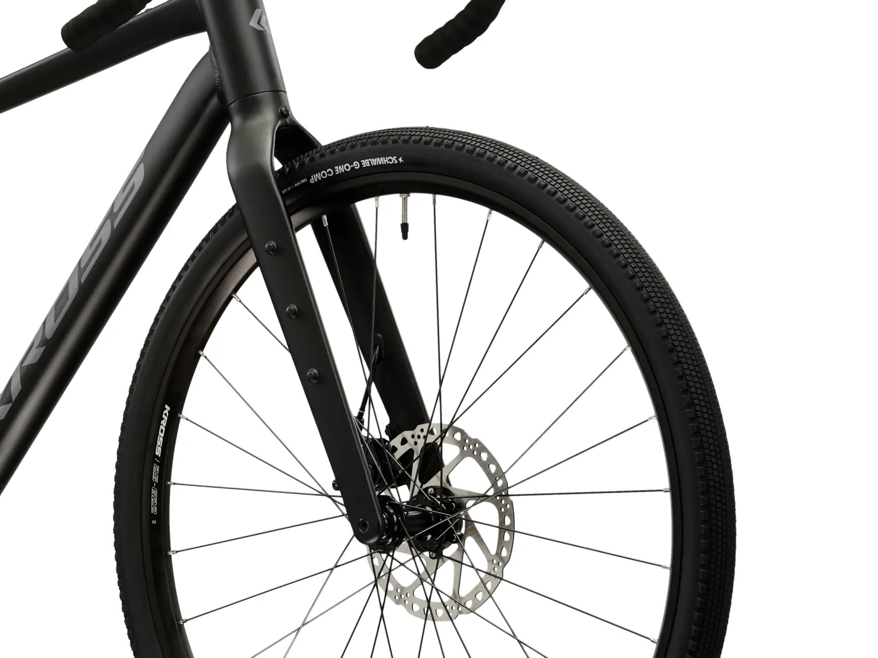 Kross Gravelbike »KROSS Gravelbike Esker 1.0 28" schwarz 9 Gänge« 18 Gang Kettenschaltung
