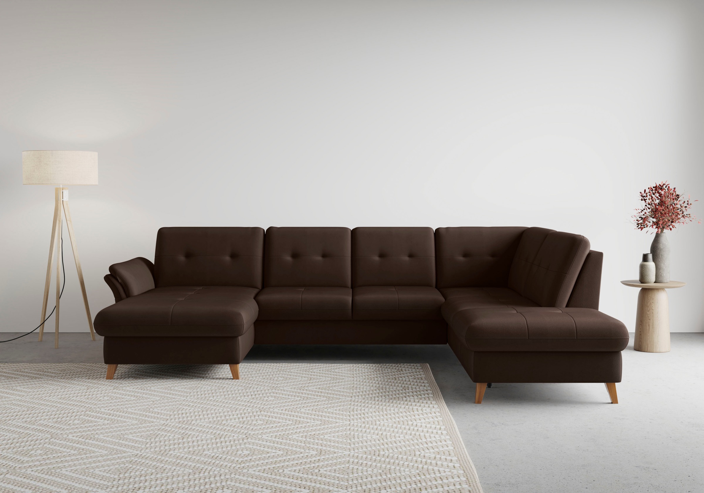 sit&more Wohnlandschaft »Göteborg« inkl. Sitztiefenverstellung, wahlweise m günstig online kaufen