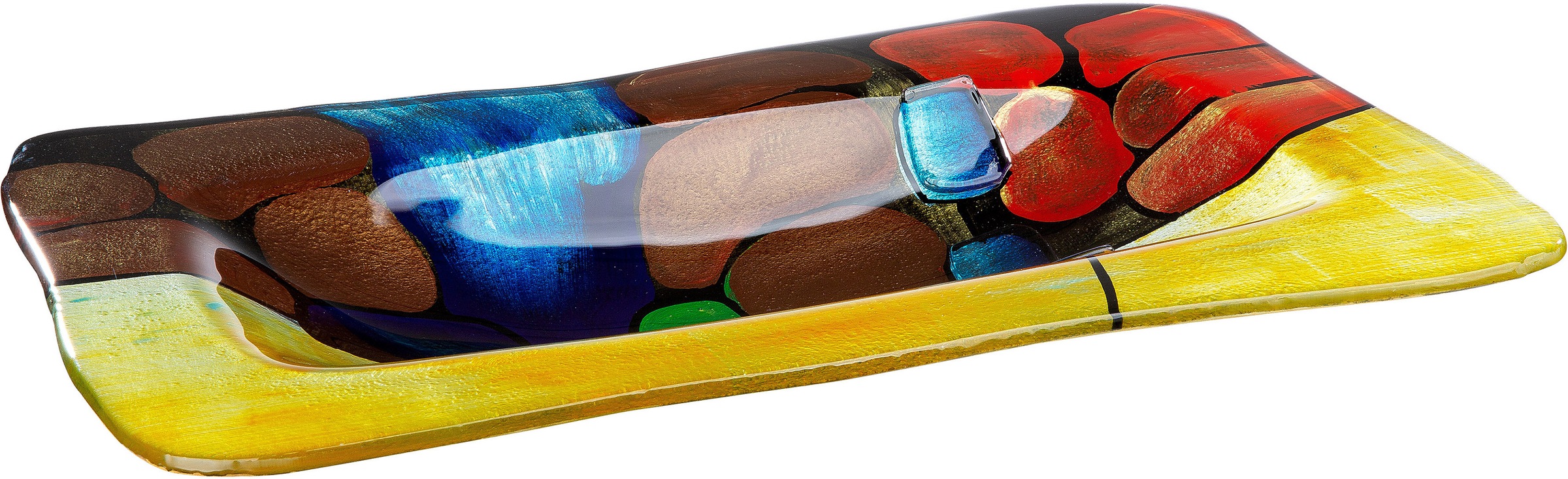 Casablanca by Gilde Dekoschale »Murano« durchgefärbt; handgefertigt günstig online kaufen