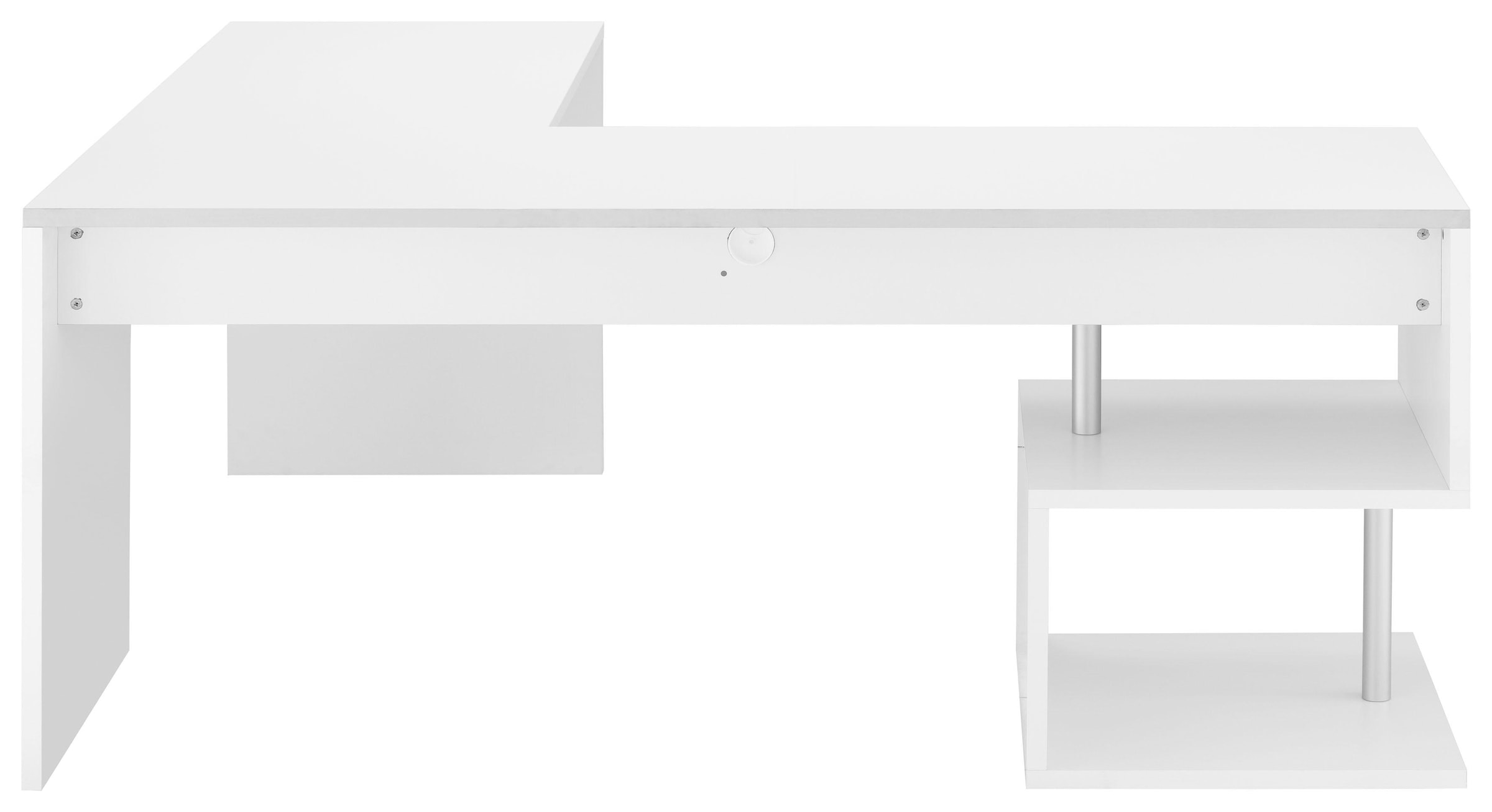 INOSIGN Eckschreibtisch »Esse, Schreibtisch im modernen Design«, mit oder ohne Monitoraufsatz Breite 180/160 cm, "Made in Italy"