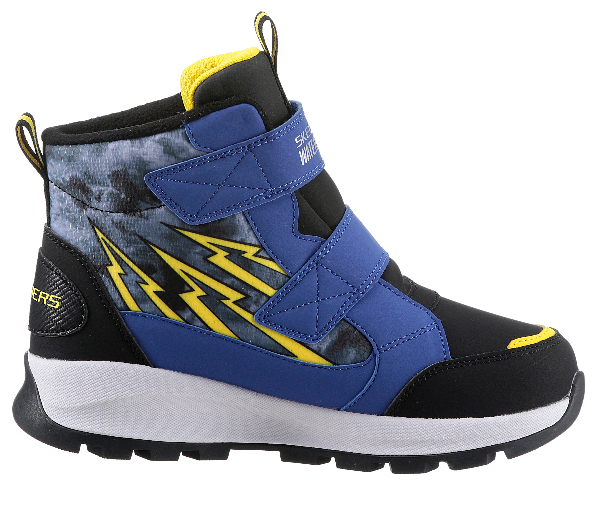 Skechers Kids Klettstiefel »STORM BLAZER«, Outdoorstiefel, Matschschuh, Straßenschuh mit Blinkfunktion