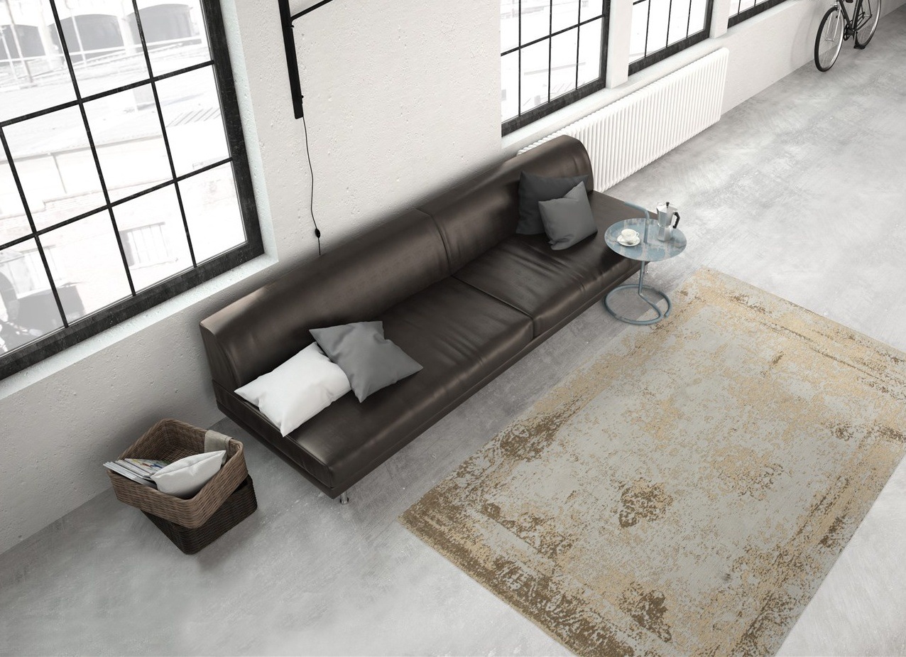 my home Teppich »Bosco«, rechteckig, 10 mm Höhe, Vintage Design, Wohnzimmer günstig online kaufen