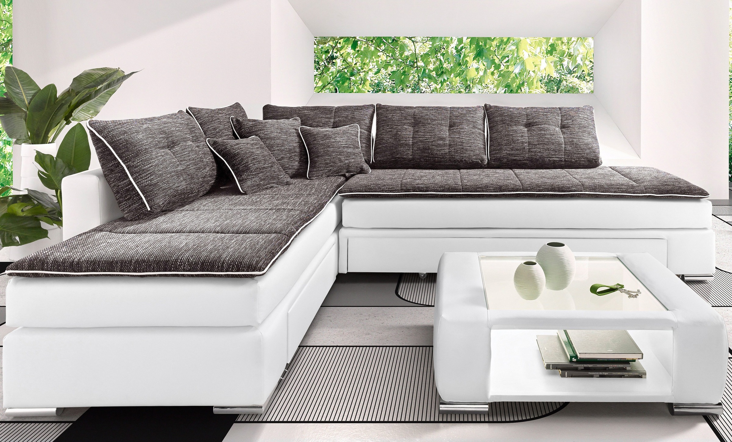 INOSIGN Ecksofa »Boxspringbett Night & Day L-Form mit Dauer-Schlaffunktion günstig online kaufen